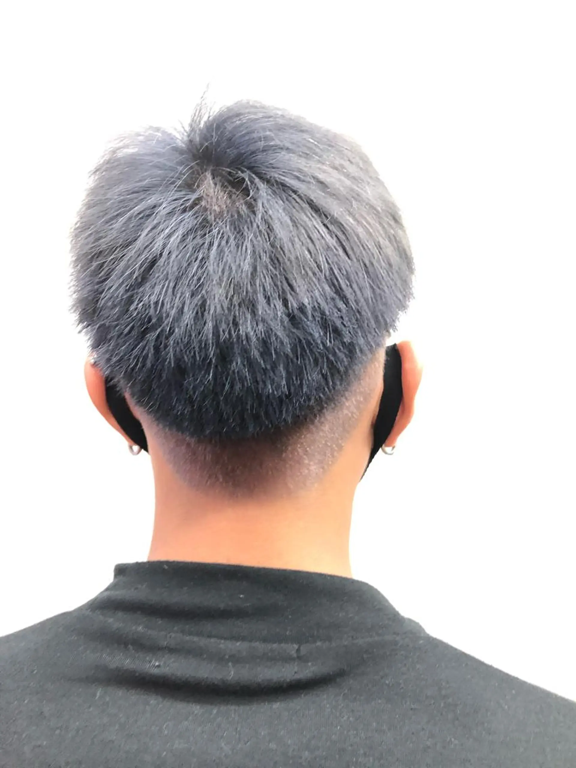 ショート カラー メンズ アッシュ シルバー シルバーアッシュ N/デザインカラー 🌿ナギのヘアスタイル