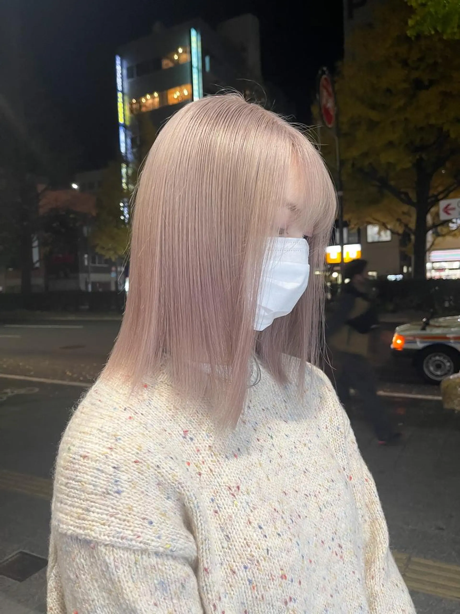 ミディアム LAME所属・RU NAのヘアスタイル