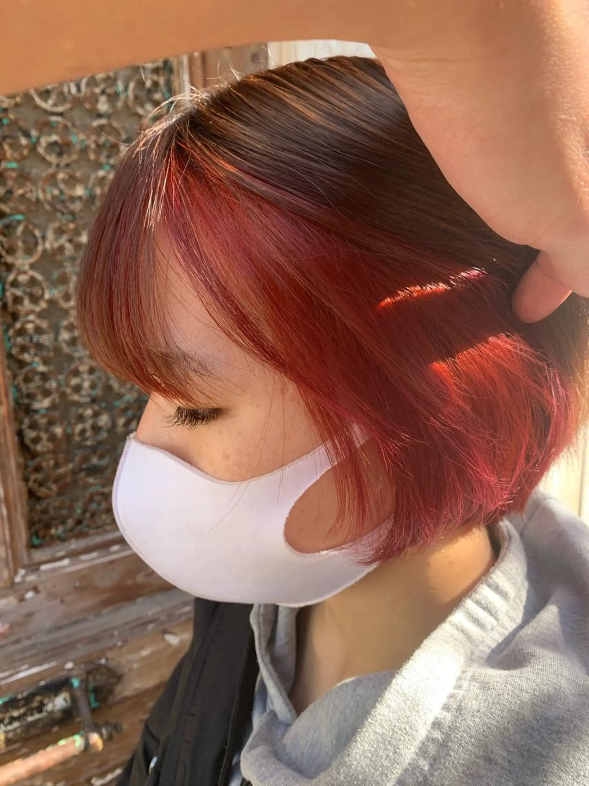 ミディアム カラー ヘアアレンジ メンズ ネイル ヘアカラー トリートメント Sia中野新橋 『JUNYA』のヘアスタイル