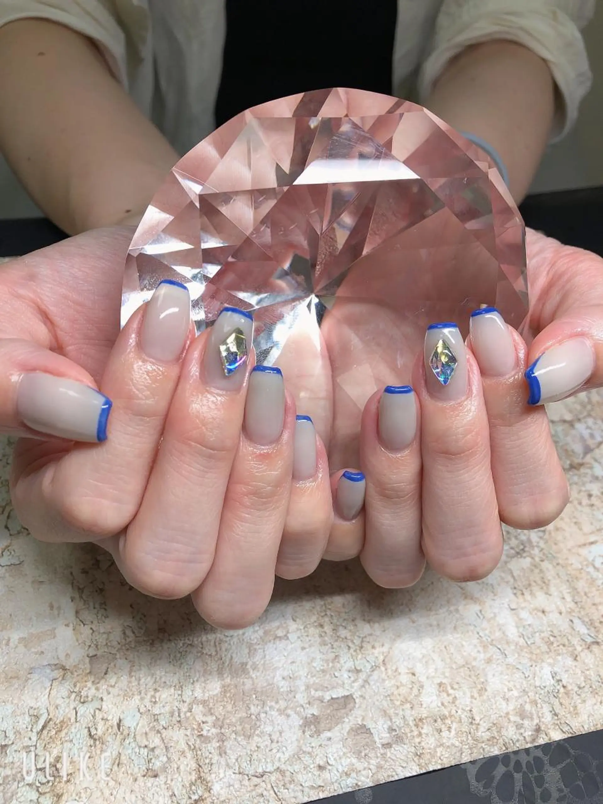 ネイル アートネイル フレンチネイル ジェルネイル グラデーション 韓国ネイル Nail room Bimano所属・Bimano seica♡+°のネイルデザイン