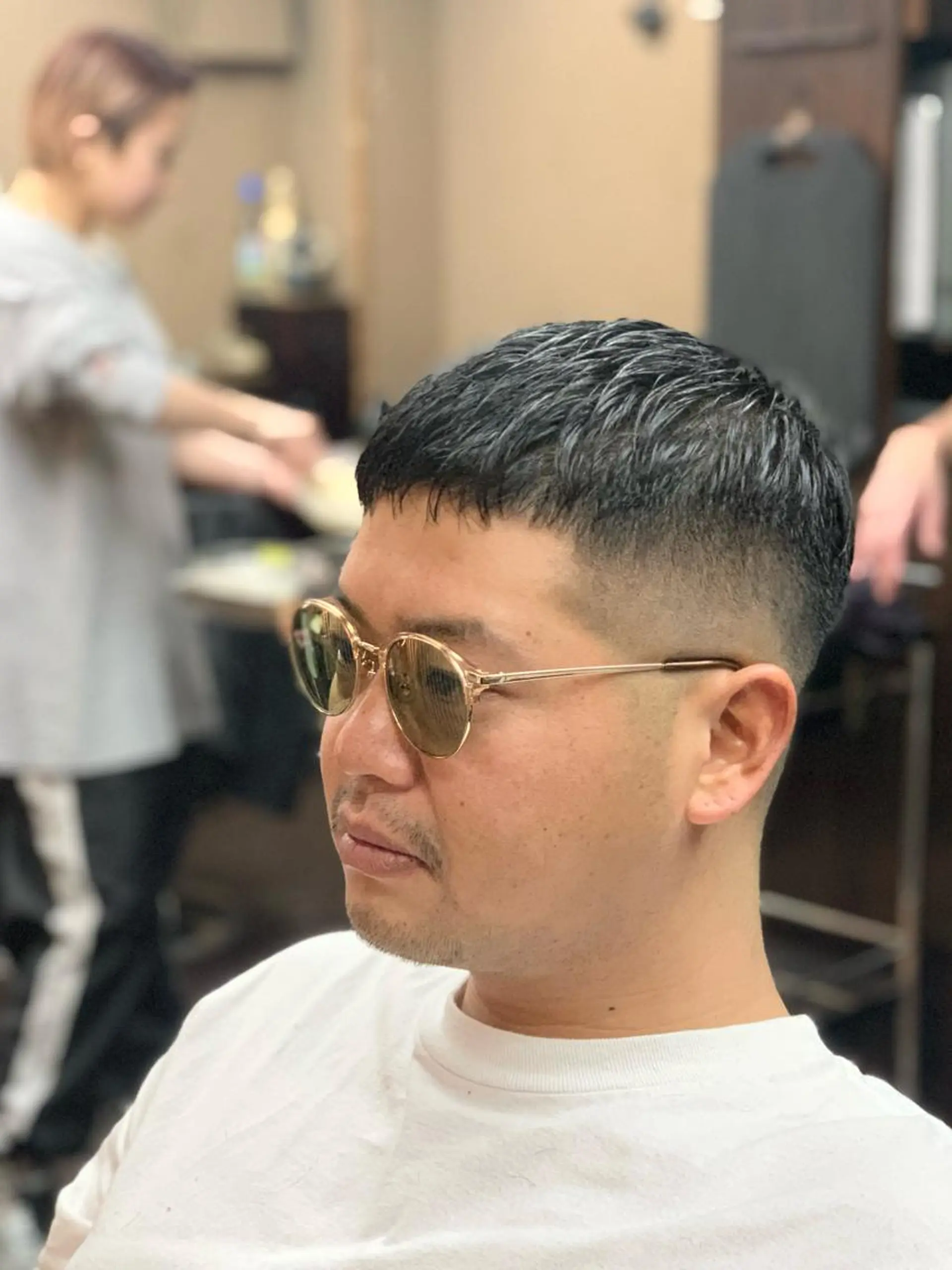 ショート カラー メンズ KAH所属・Koichi Satoのヘアスタイル