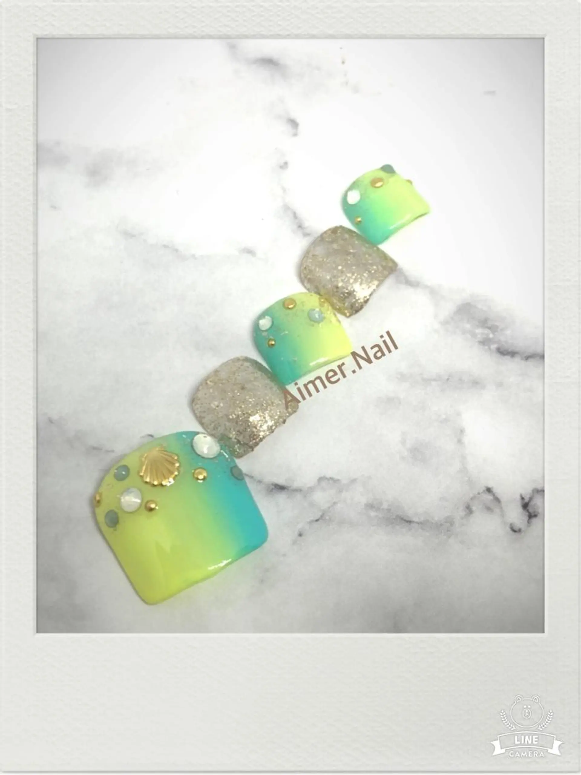 ネイル フットネイル フットネイル Aimer. Nailのネイルデザイン