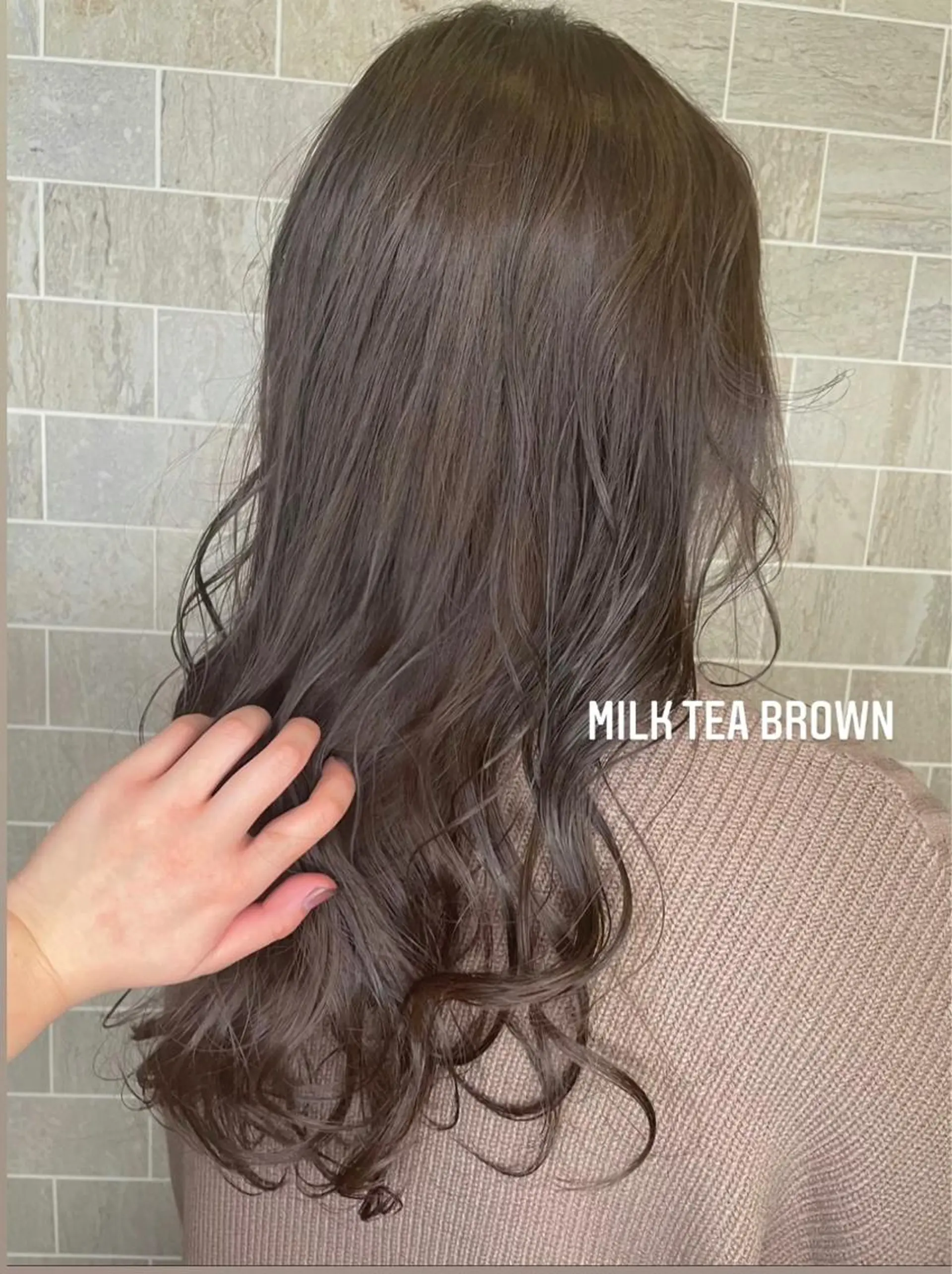 ロング カラー 渡辺 瑠美のヘアスタイル