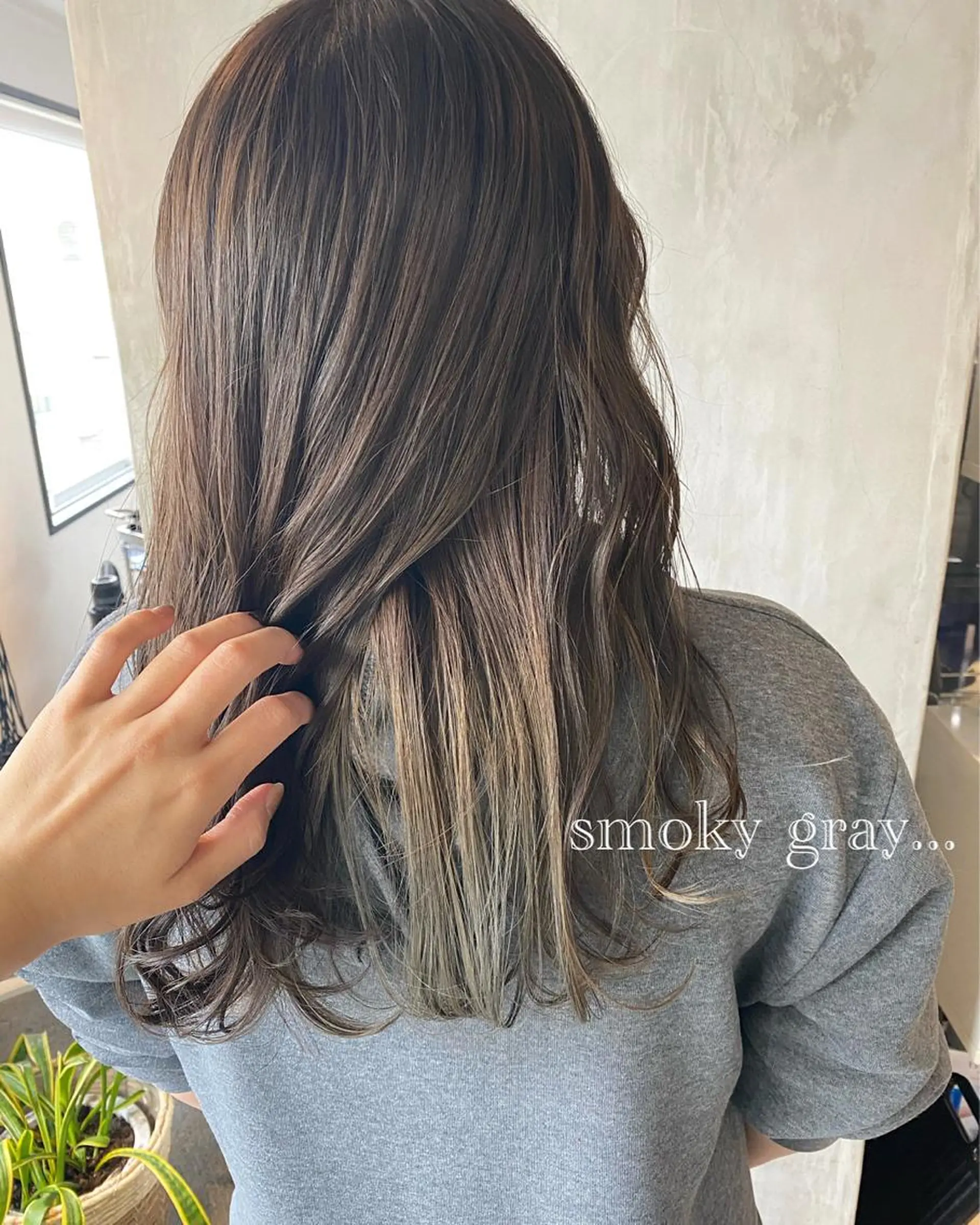 セミロング カラー ヘアアレンジ stylist/蛯谷 珠里のヘアスタイル