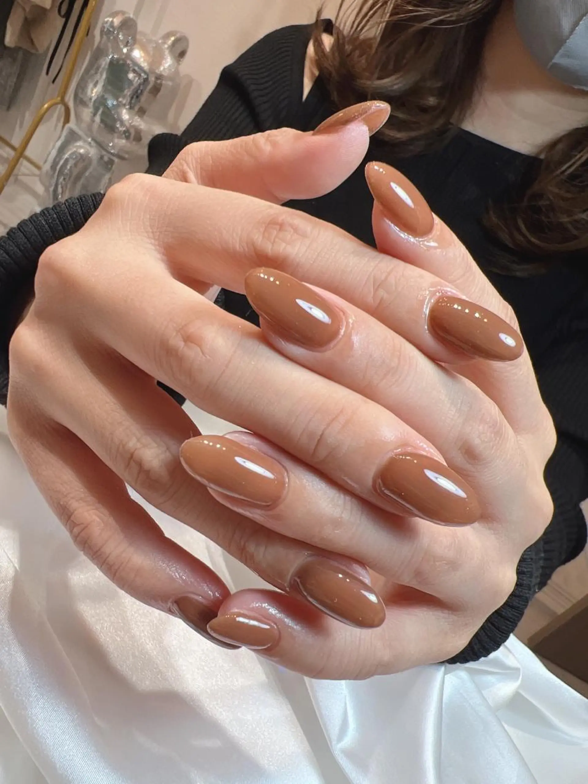 ネイル ワンカラーネイル bijou nails所属・bijou nails　蓮のネイルデザイン