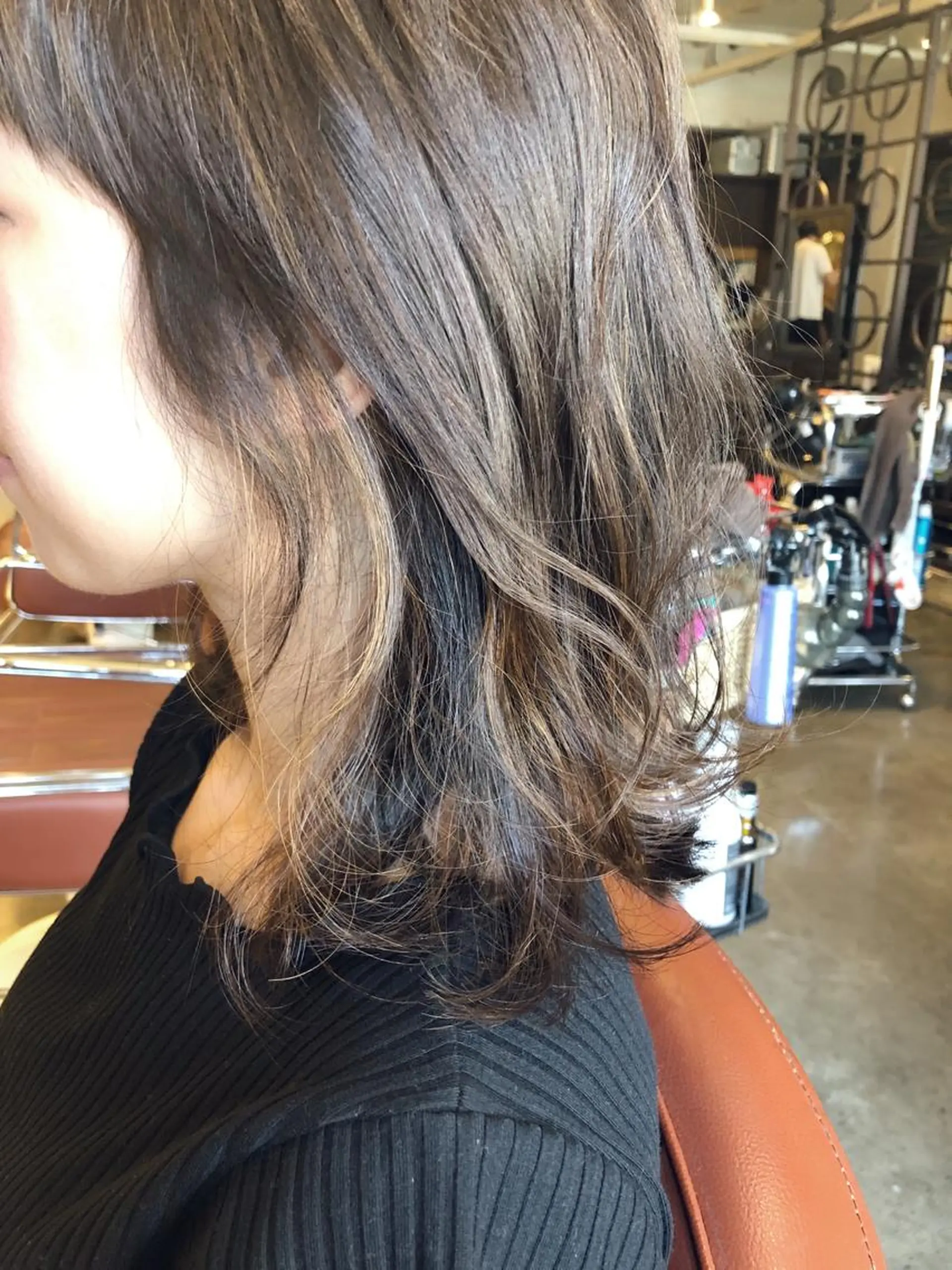 セミロング カラー カット ヘアカラー トリートメント 356所属・髪質改善/艶髪/ 木山ゆかりのヘアスタイル