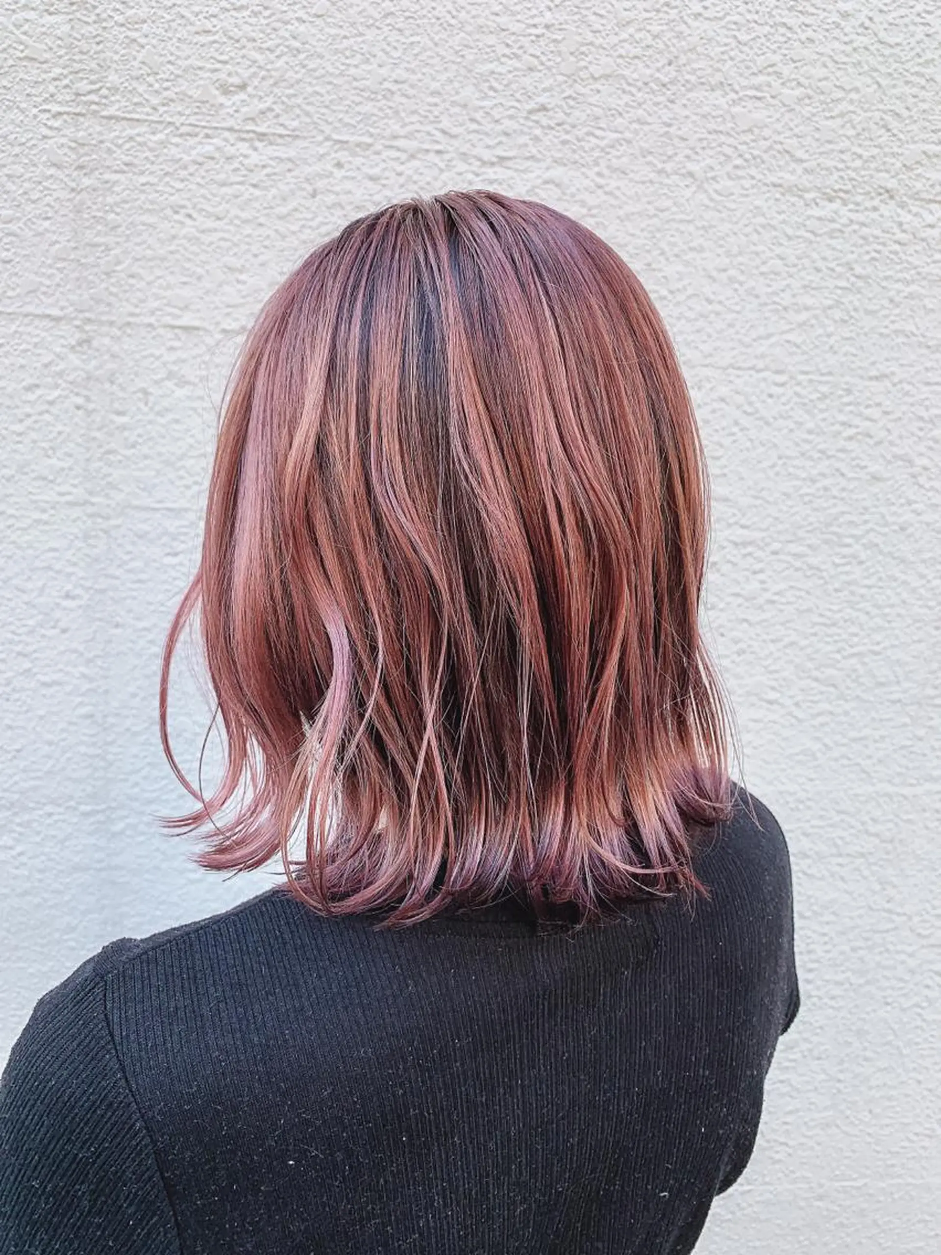 ミディアム カラー 縮毛矯正/髪質改善 /韓国風　山川春輝のヘアスタイル