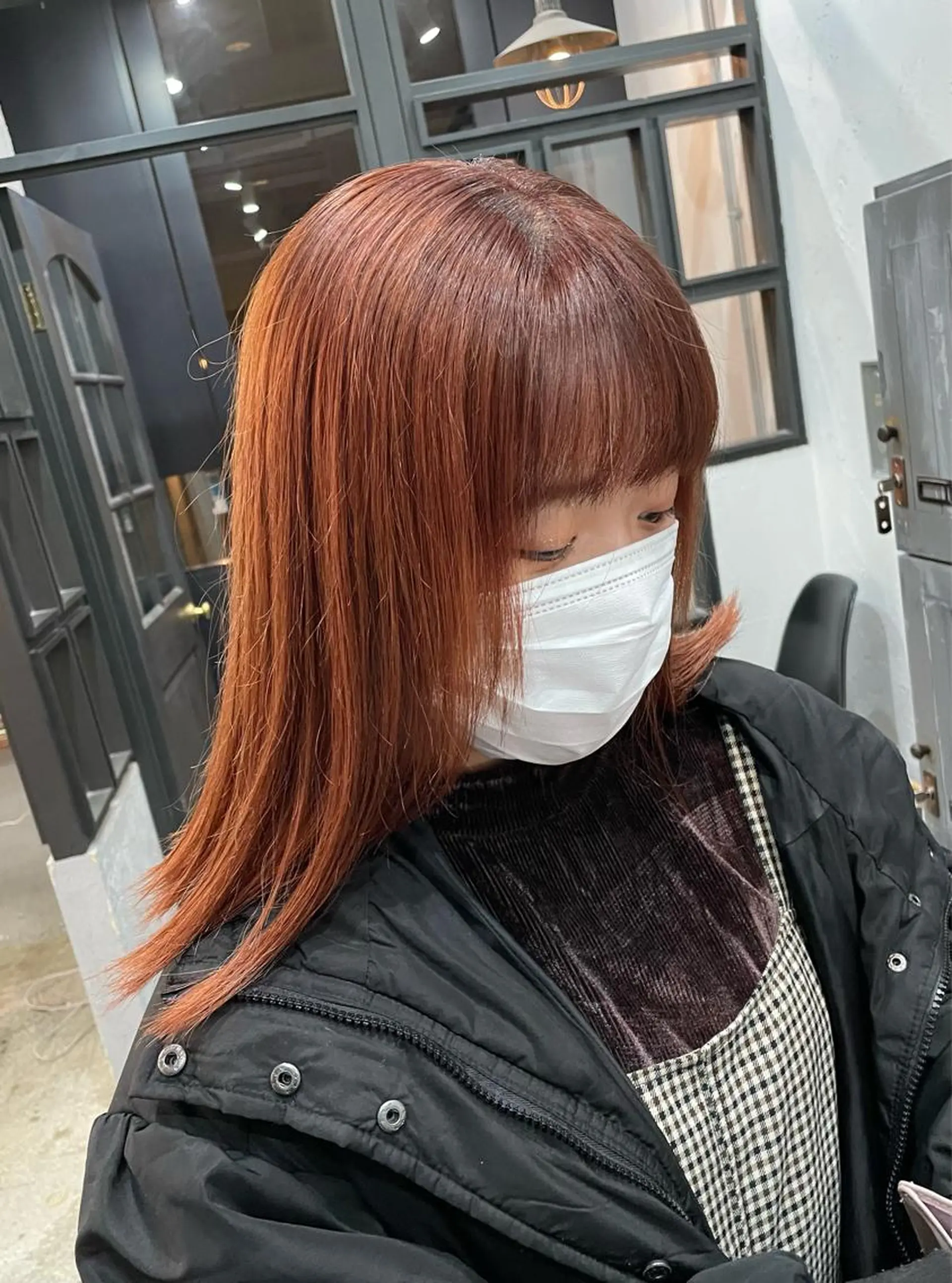 ミディアム カラー 大内 志穂のヘアスタイル