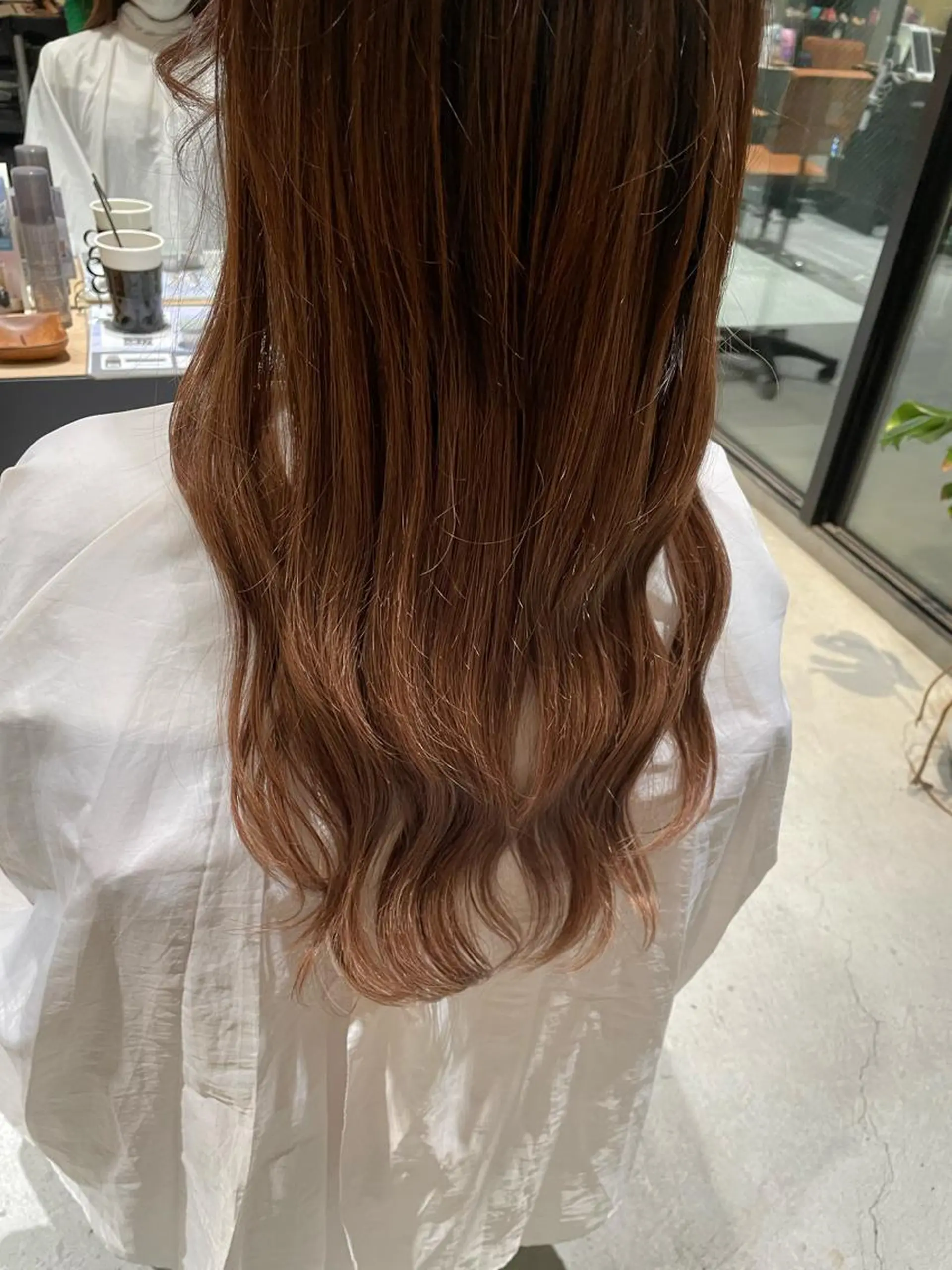 ミディアム カラー ヘアアレンジ 寺西 恵🪡🤍のヘアスタイル