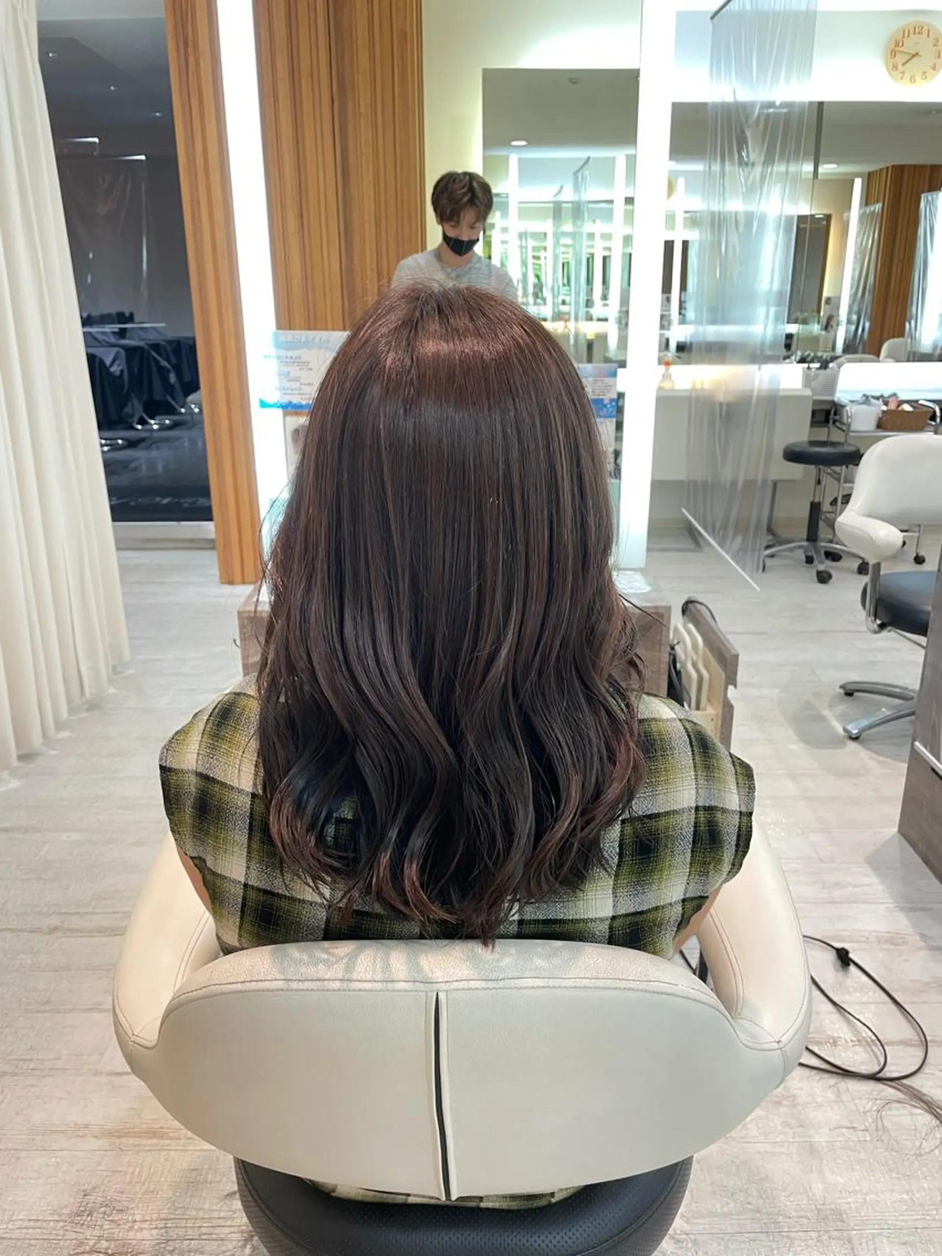 セミロング カラー 淡路上新庄/髪質改善 .艶カラー/野口春貴のヘアスタイル