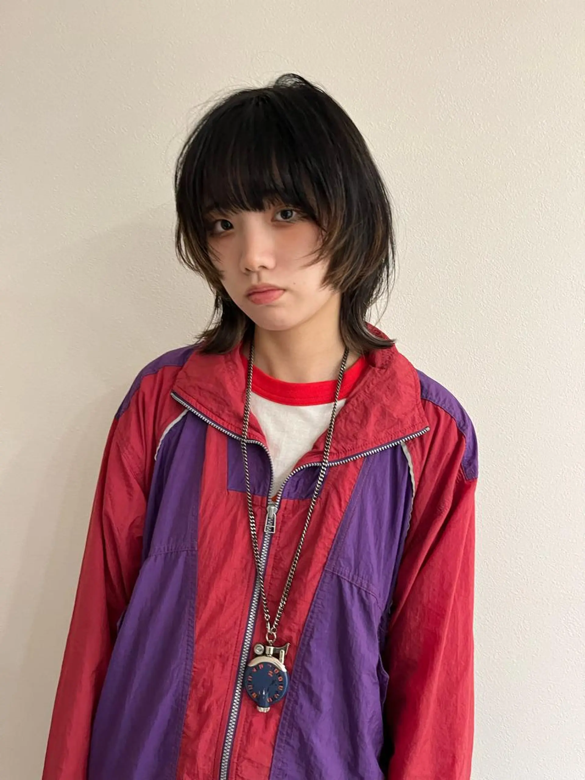 ミディアム ミディアムパーマ メンズハイトーン/栄 /イトウタケルのヘアスタイル