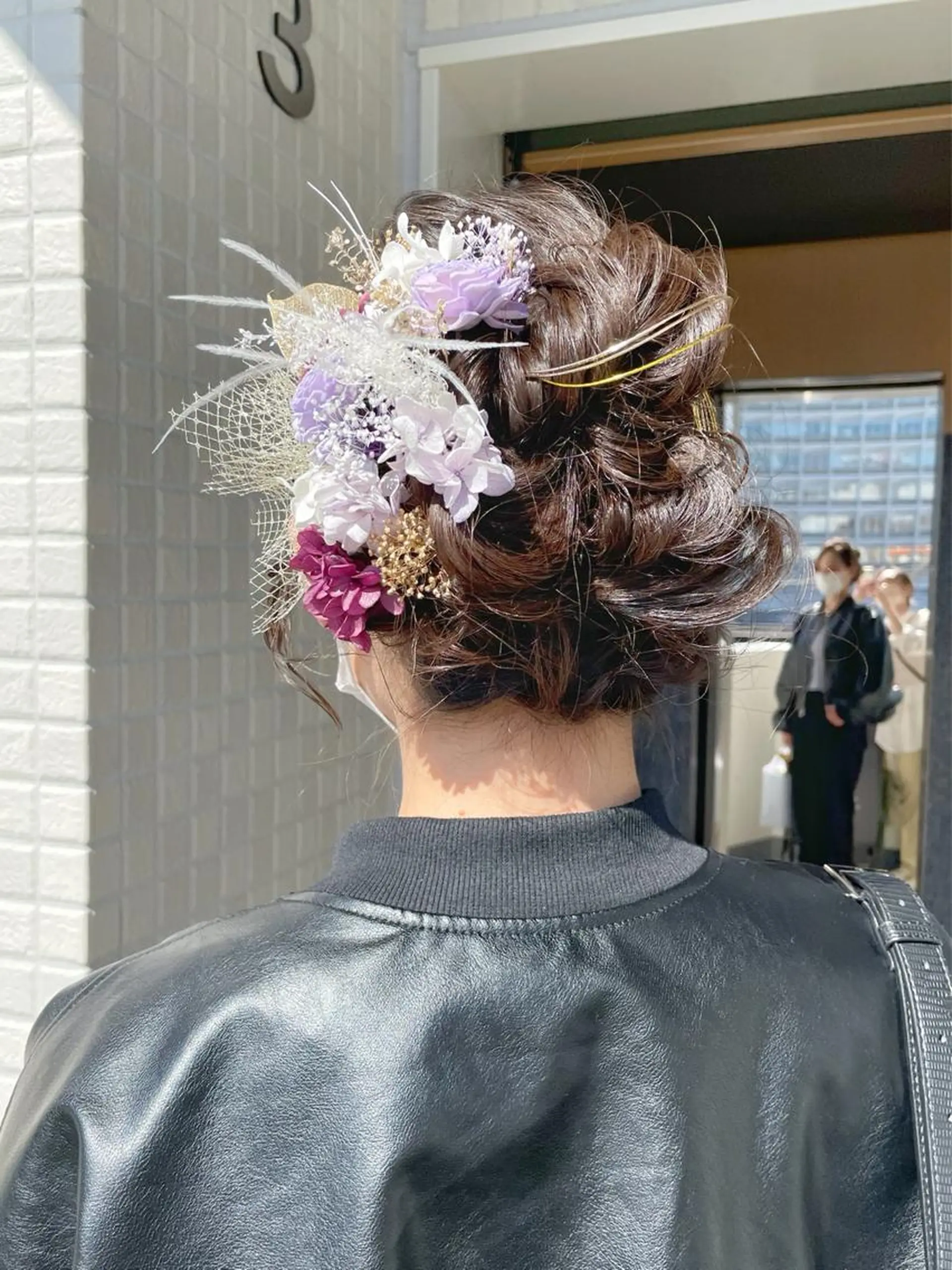 セミロング ヘアアレンジ oggi +KENJE所属・大平 美沙のヘアスタイル