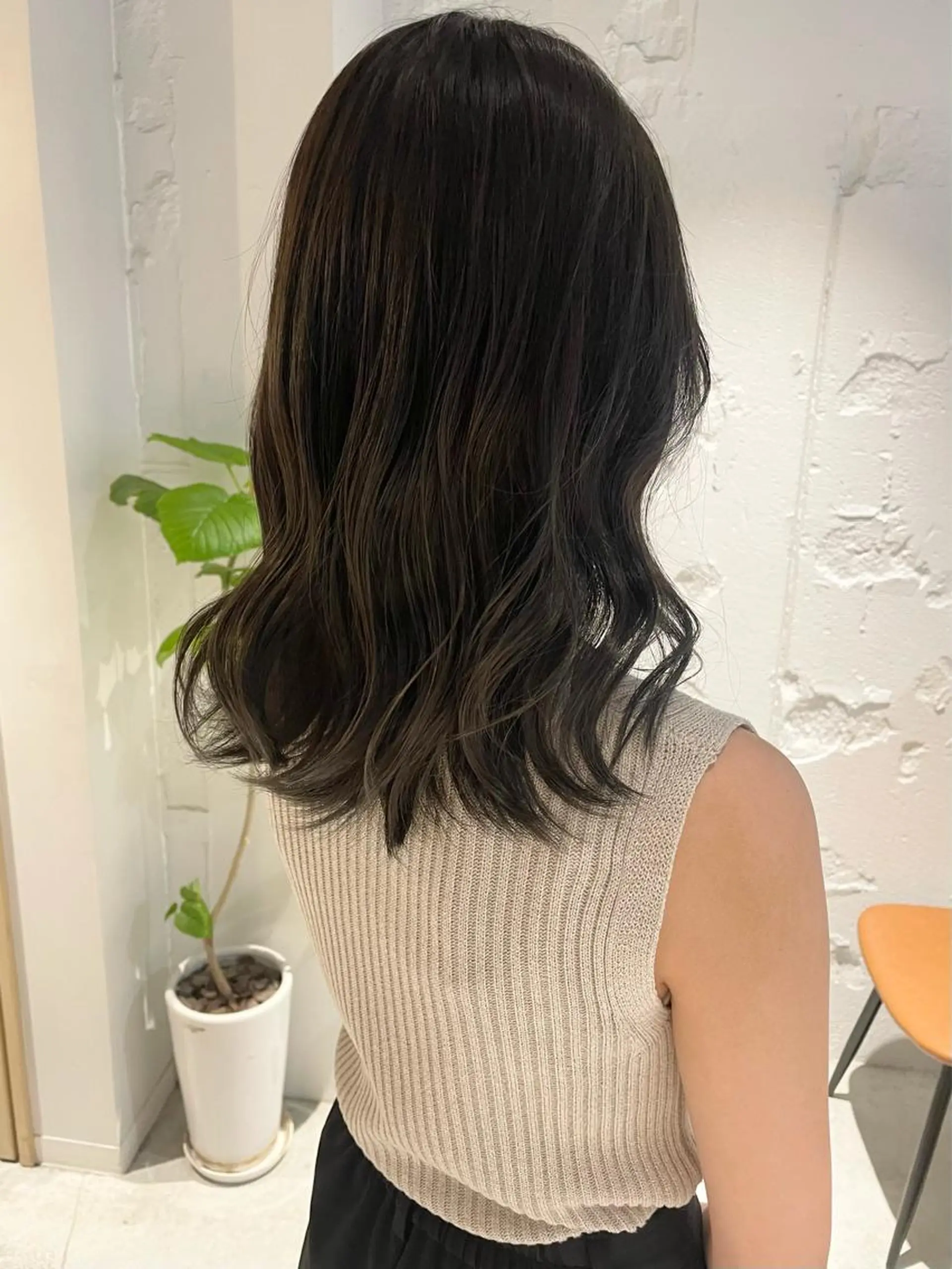 ミディアム カラー カット ヘアカラー トリートメント 🩰オリーブ/ ベージュ松本咲花🩰のヘアスタイル