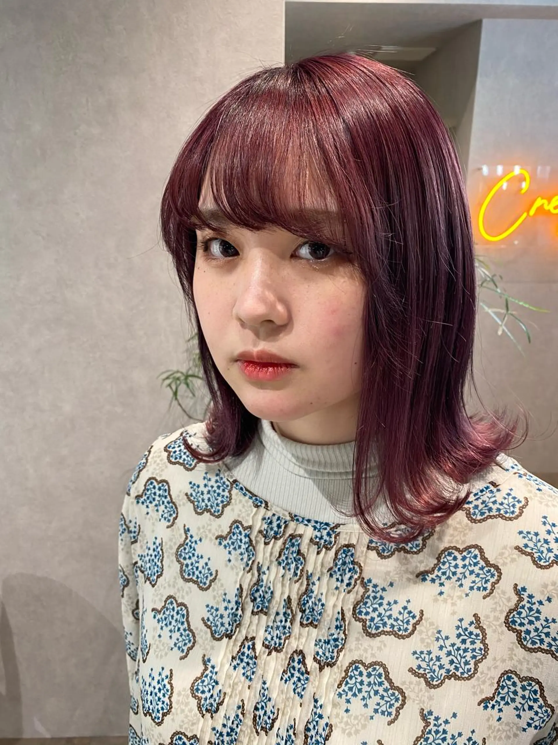 ミディアム カラー ヘアアレンジ XENA表参道 MIKUのヘアスタイル