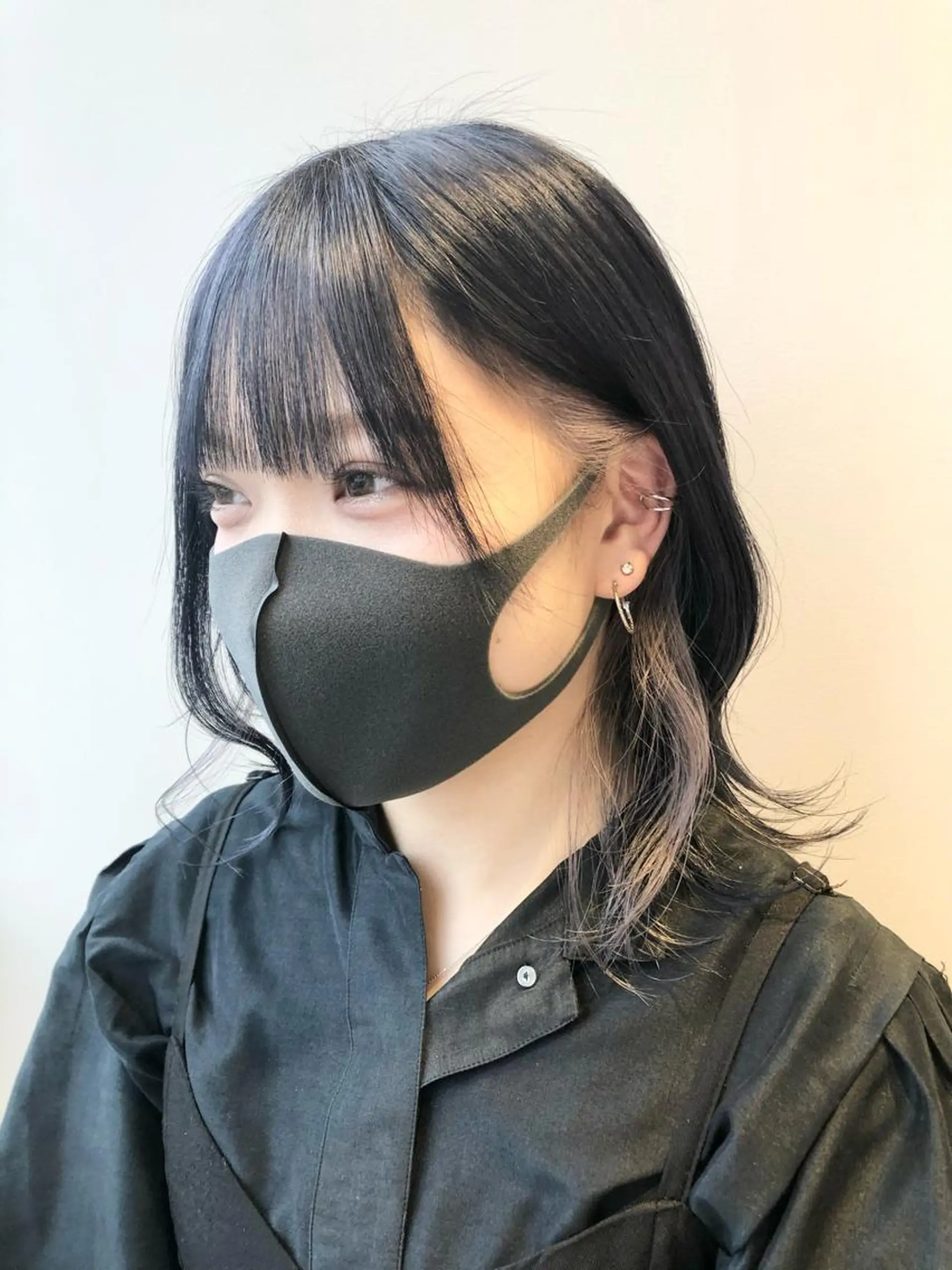 ショート カラー イヤリングカラー meme原宿所属・ブロンド・ハイトーン ／遠藤将太のヘアスタイル