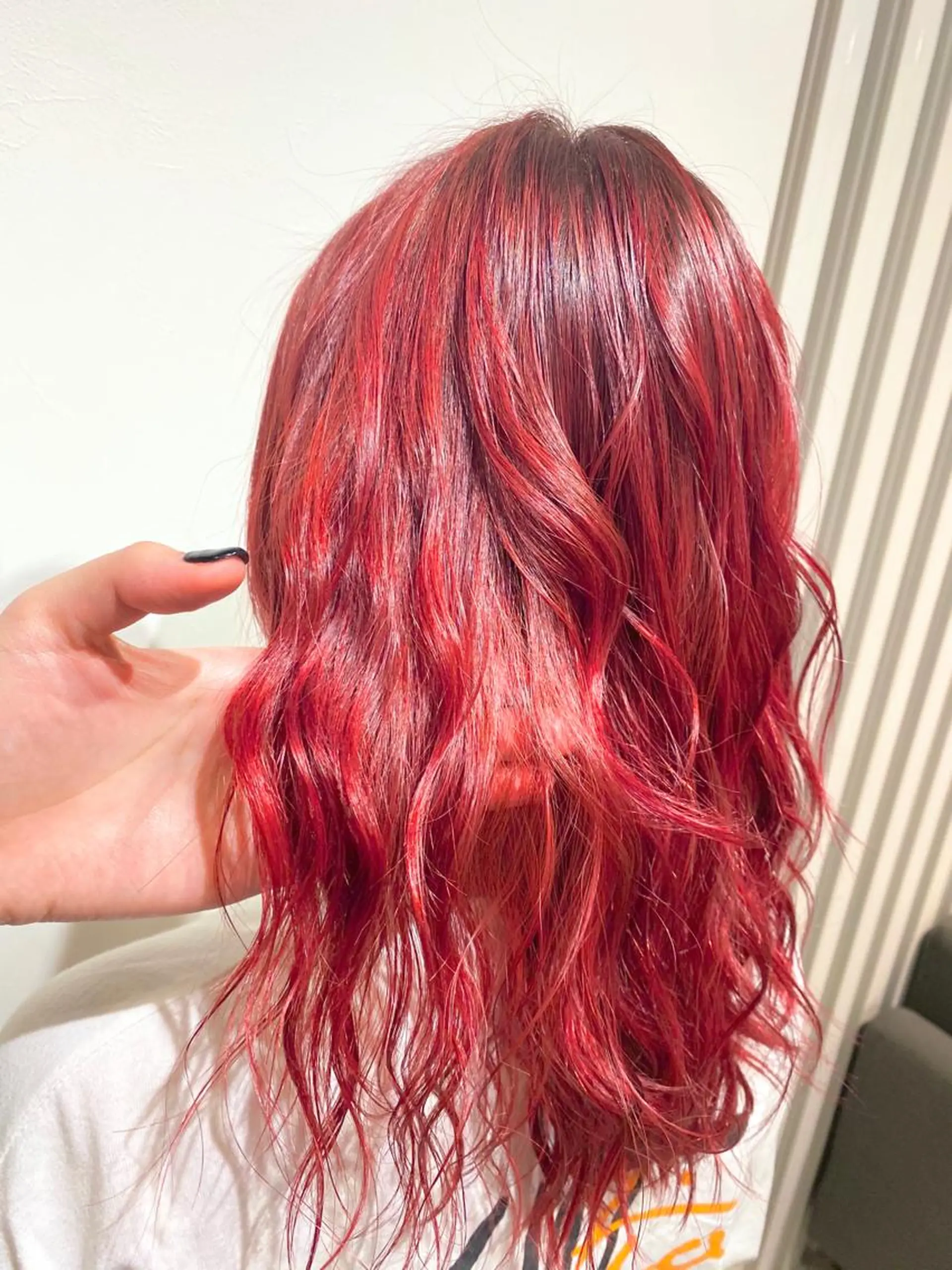 セミロング カラー ヘアアレンジ Design Color🐰アユミのヘアスタイル