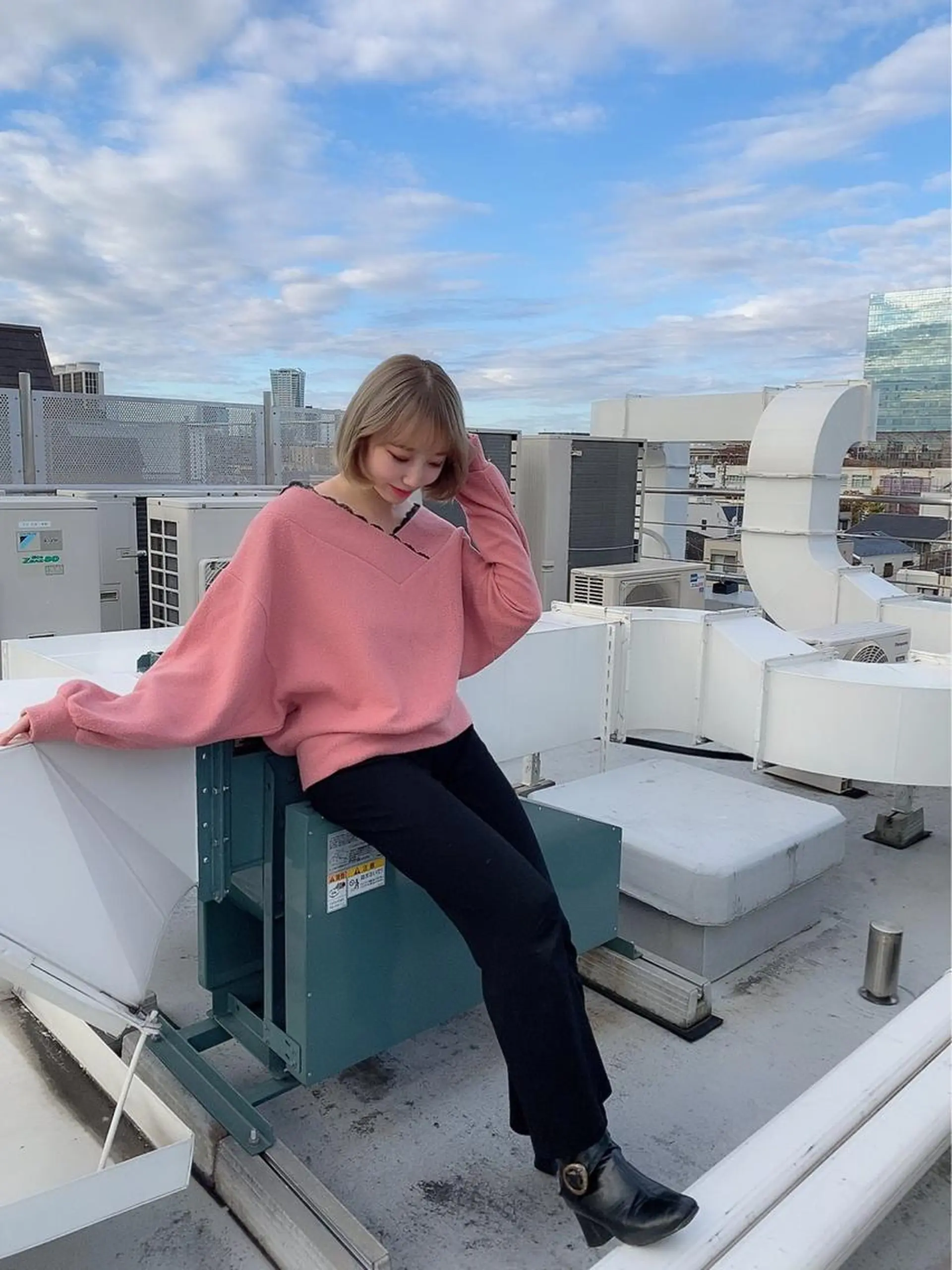 ショート カラー ヘアカラー トリートメント ヘアセット モテ髪提案します💕 髪質改善宗一郎のヘアスタイル