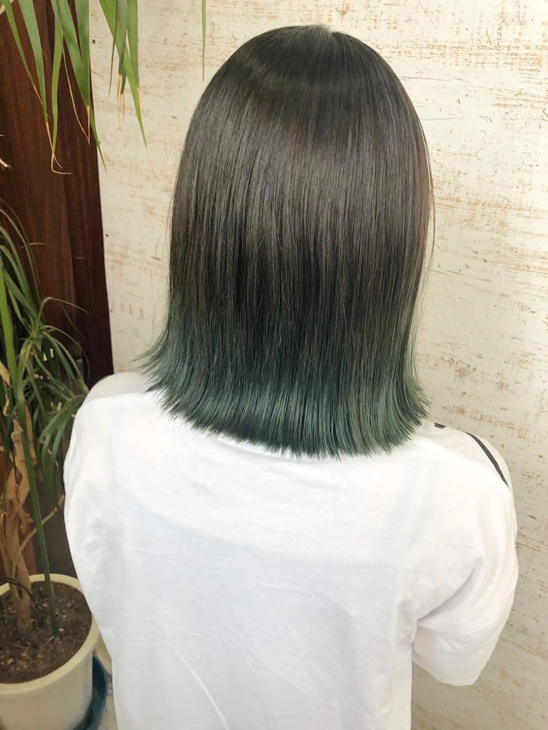 ミディアム カラー ケアブリーチ /髪質 改善/古橋圭史郎のヘアスタイル