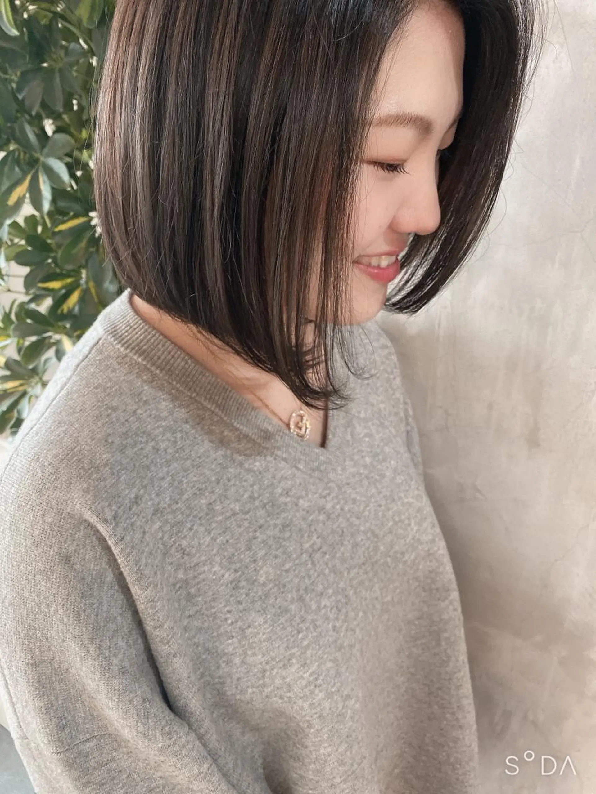 ショート カラー ヘアアレンジ グレージュ stylist/蛯谷 珠里のヘアスタイル