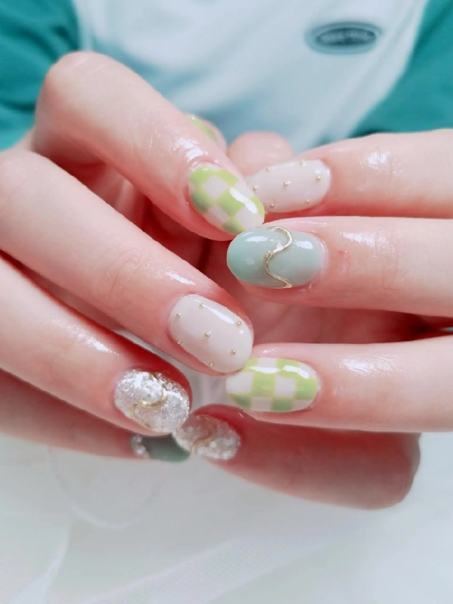 ネイル ハンドネイル 門戸厄神プライベートサロンulunail所属・ulunail mikaのネイルデザイン