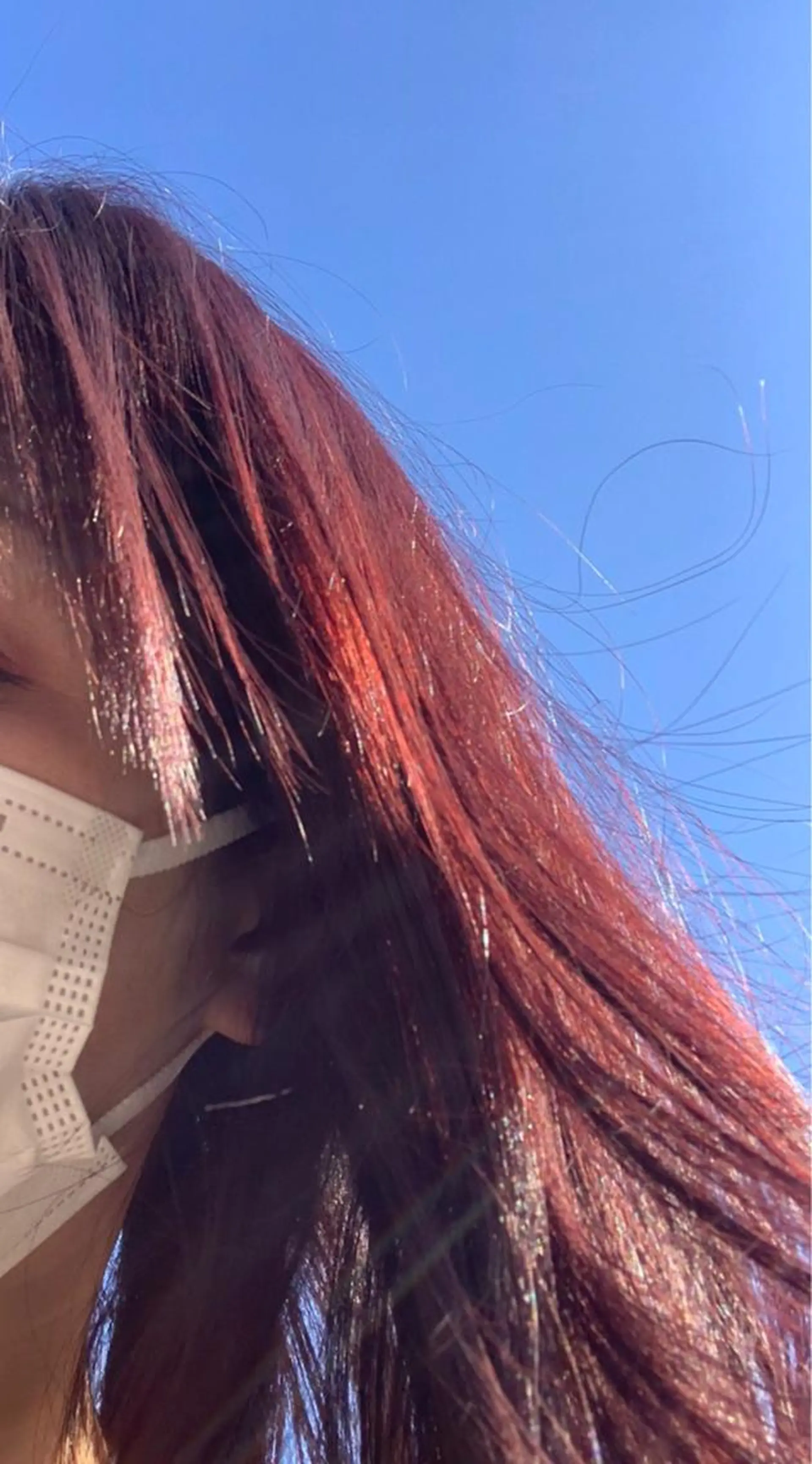 カラー カシス レッドカラー 💠つたふうか/ 韓国/メンズヘア💠のヘアスタイル