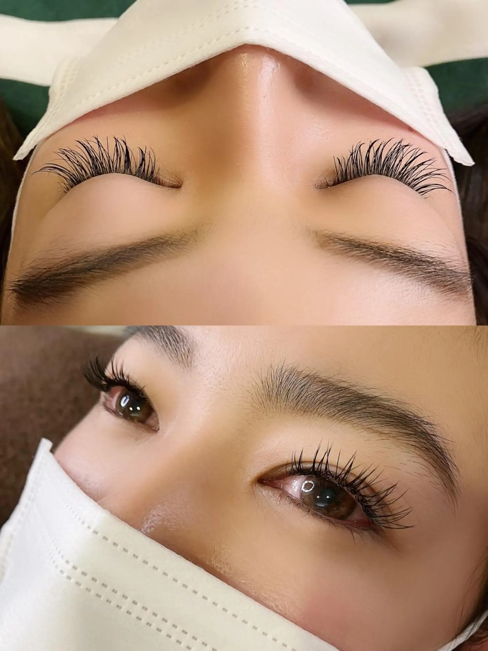 マツエク・マツパ Cカール フラットラッシュ Hair&Make Nahoのマツエク・マツパデザイン