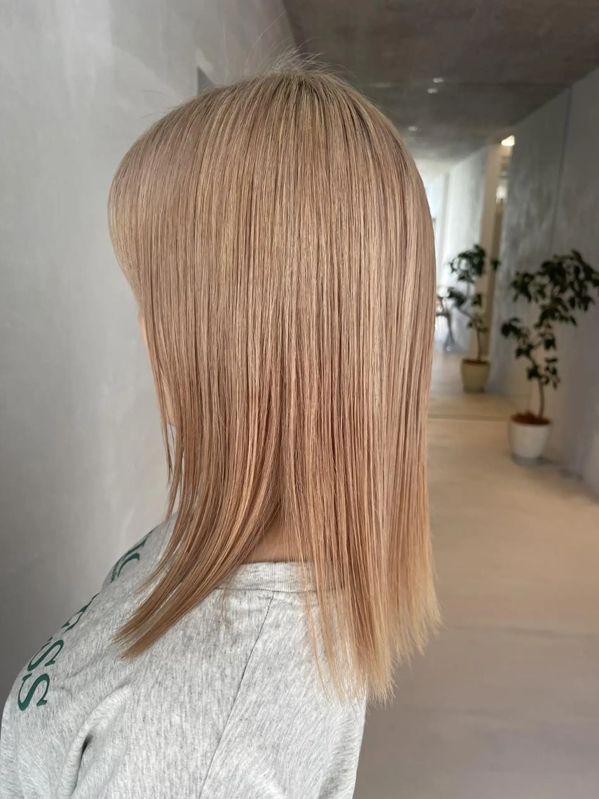 カラー ハイトーン/艶髪/ 暗髪/韓国/sanaのヘアスタイル