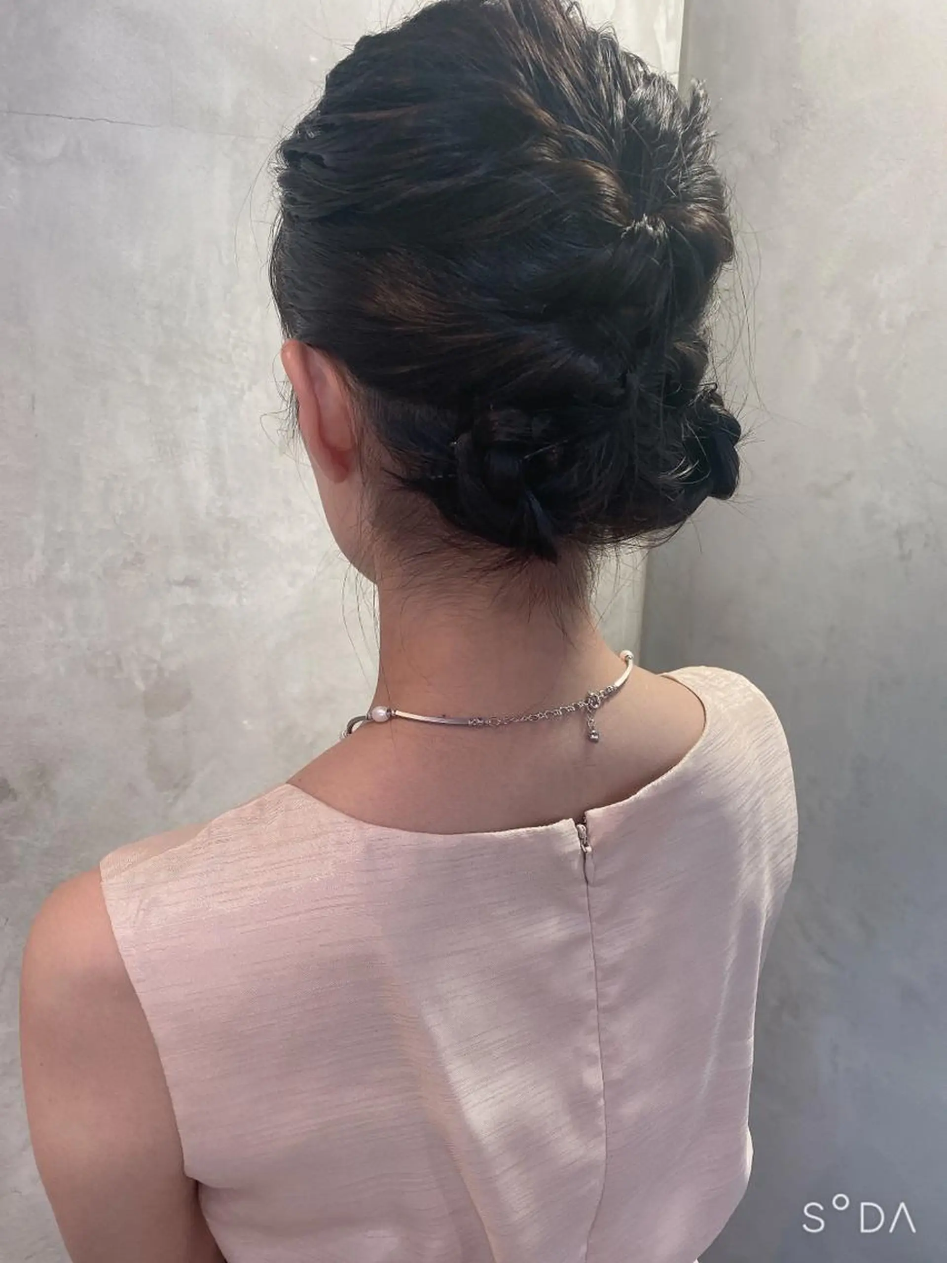 ミディアム カラー ヘアアレンジ 結婚式・ブライダル stylist/蛯谷 珠里のヘアスタイル