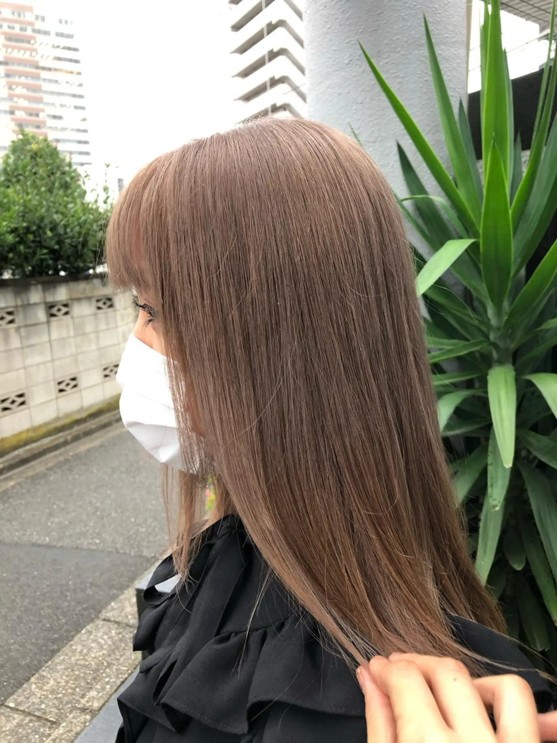 セミロング カラー ブリーチ トリートメント fit/ madokaのヘアスタイル