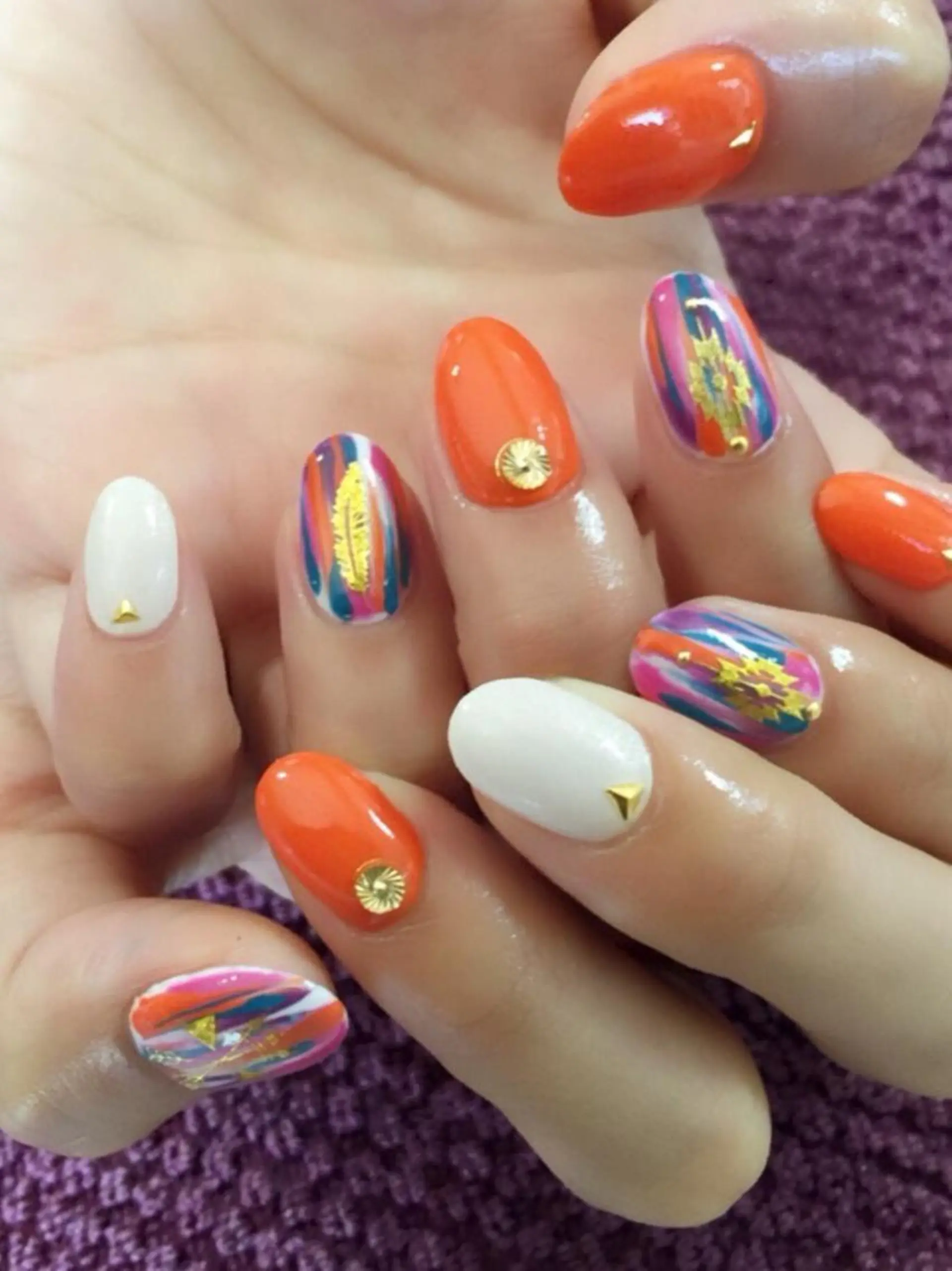 ネイル ツメトマツゲ .のネイルデザイン