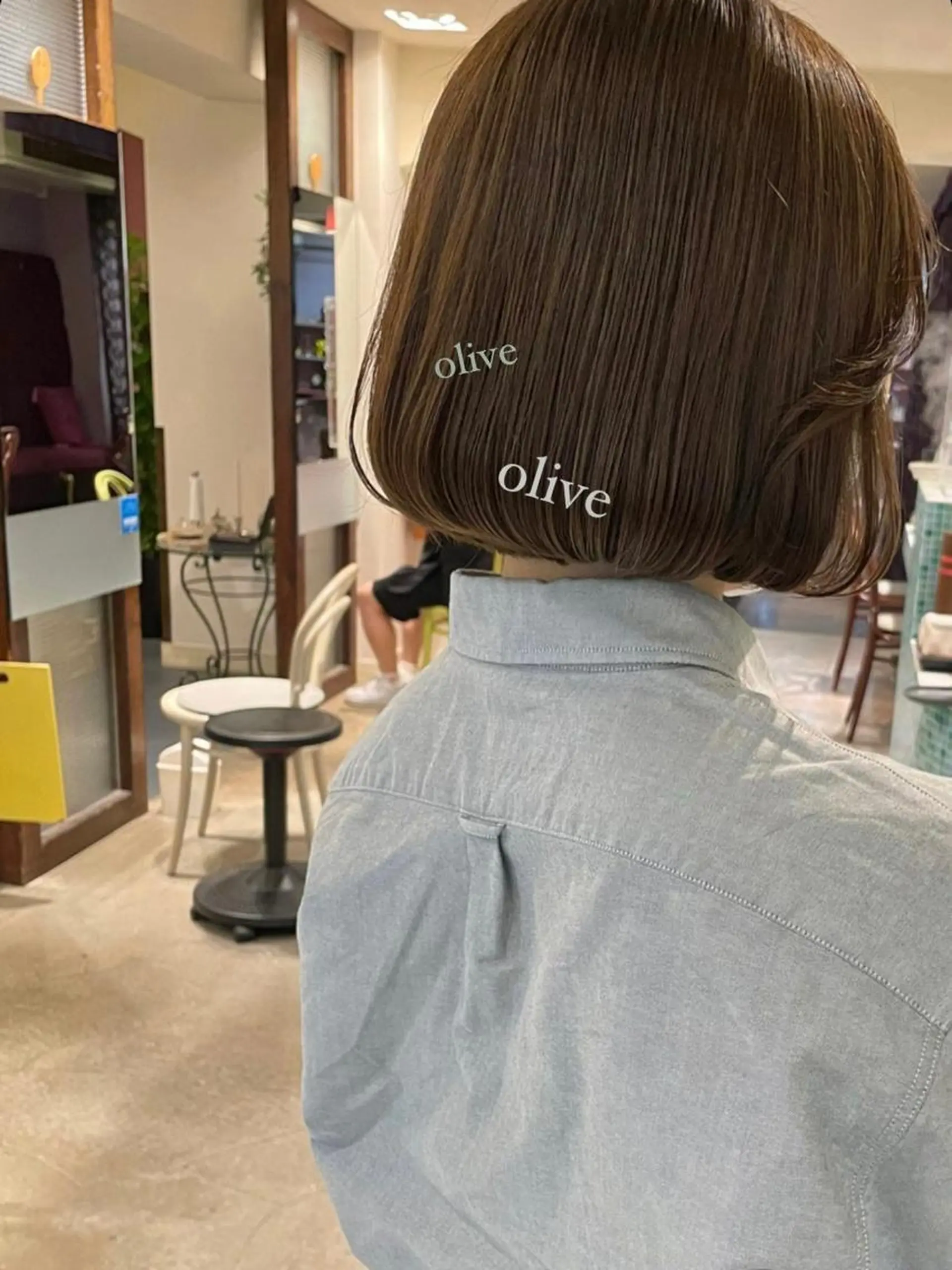 ミディアム カラー 似合わせ×くすみ カラー🤎yuukaのヘアスタイル