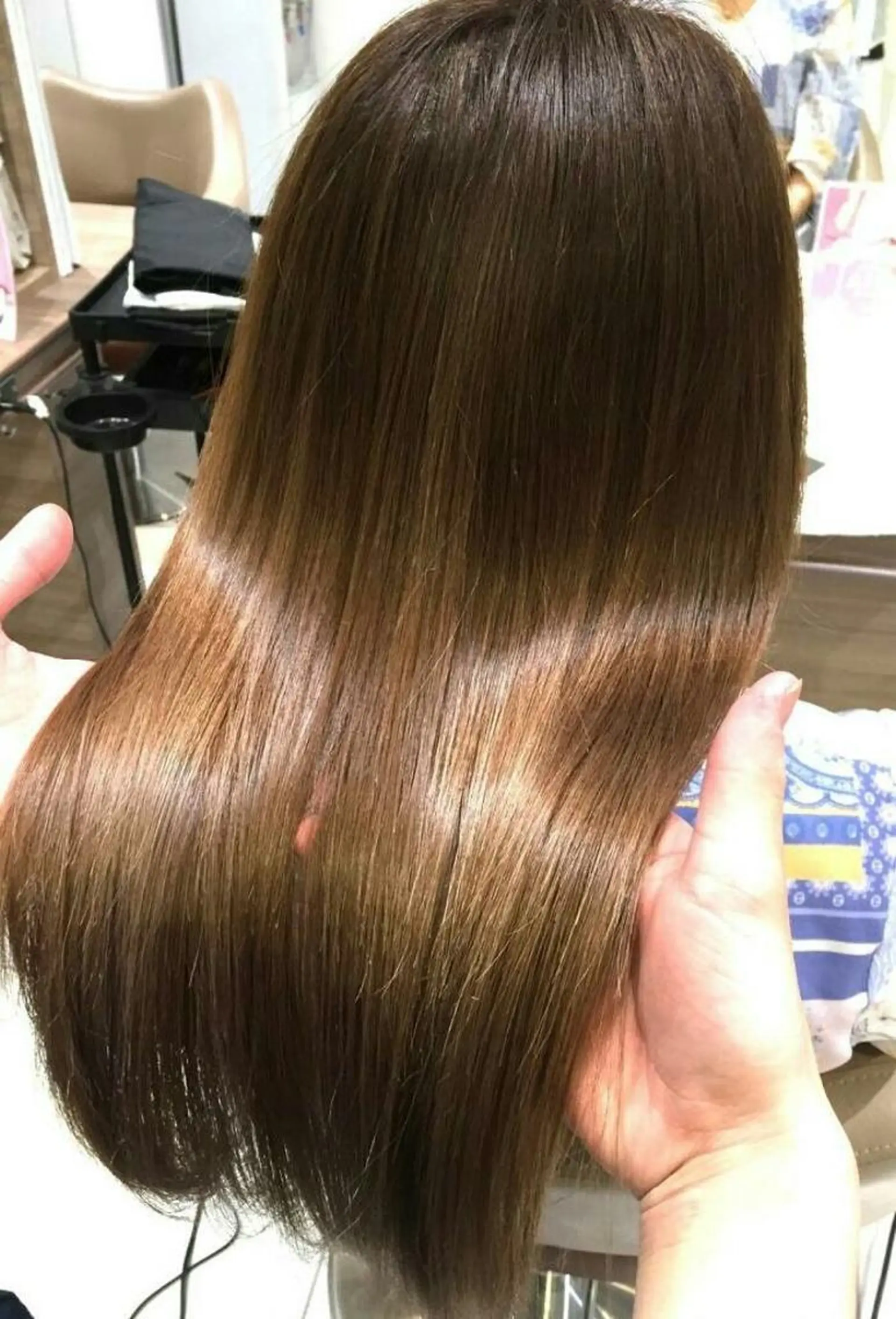 ロング パーマ ストレートパーマ 松下 拓司のヘアスタイル