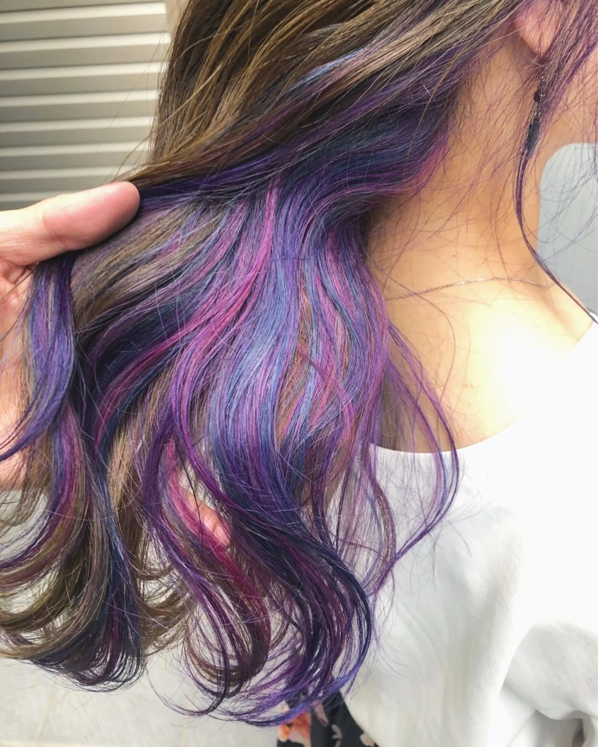 ロング カラー パーマ ヘアアレンジ メンズ キッズ ネイル マツエク・マツパ ユニコーンカラー 新宿/髪質改善/ 美髪矯正✨浅江通友のヘアスタイル