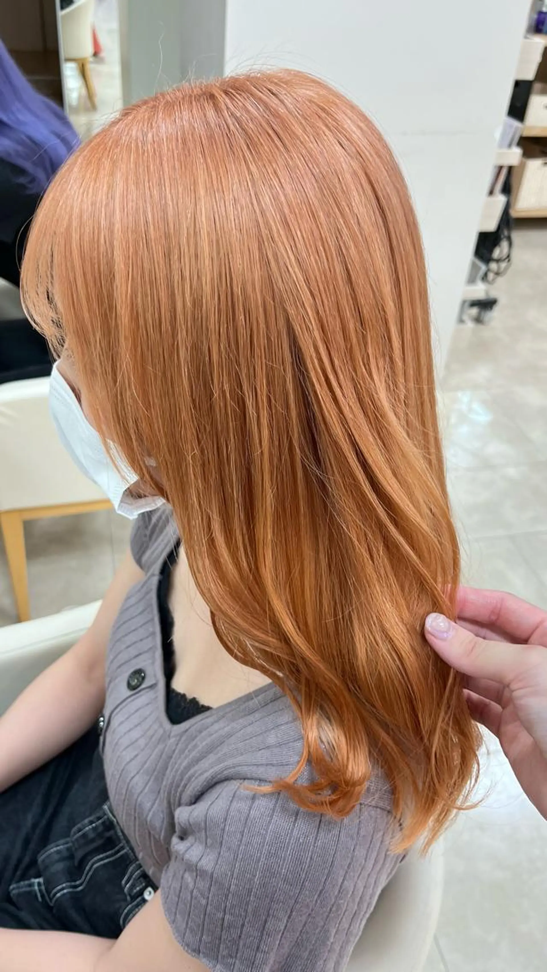 セミロング カラー 暖色専門美容師🎀 お客様満足度◎のヘアスタイル