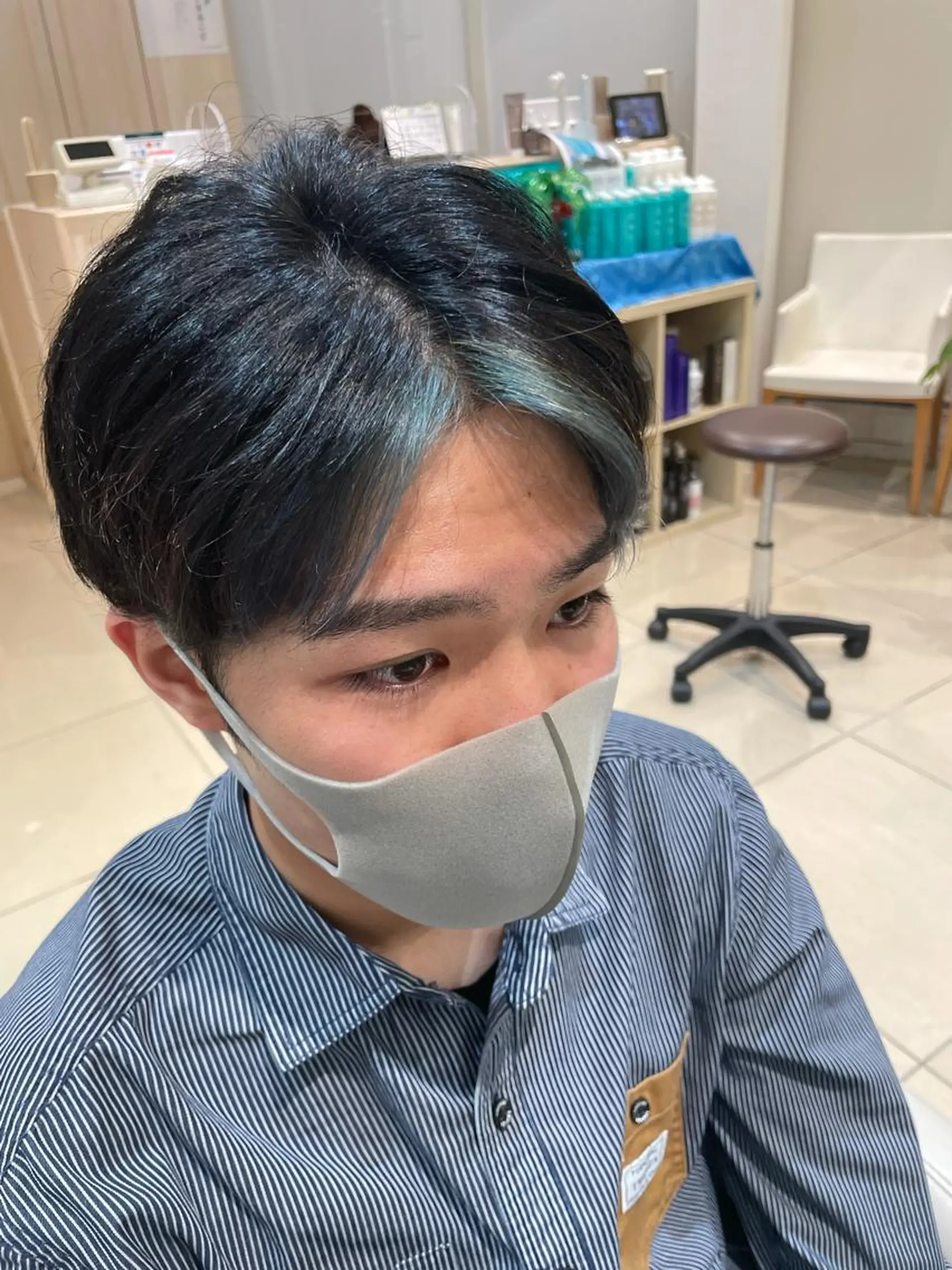 カラー メンズ メンズブリーチ ブリーチ 韓国ヘアメイク🎀/ 縮毛矯正✨山本媛香のヘアスタイル