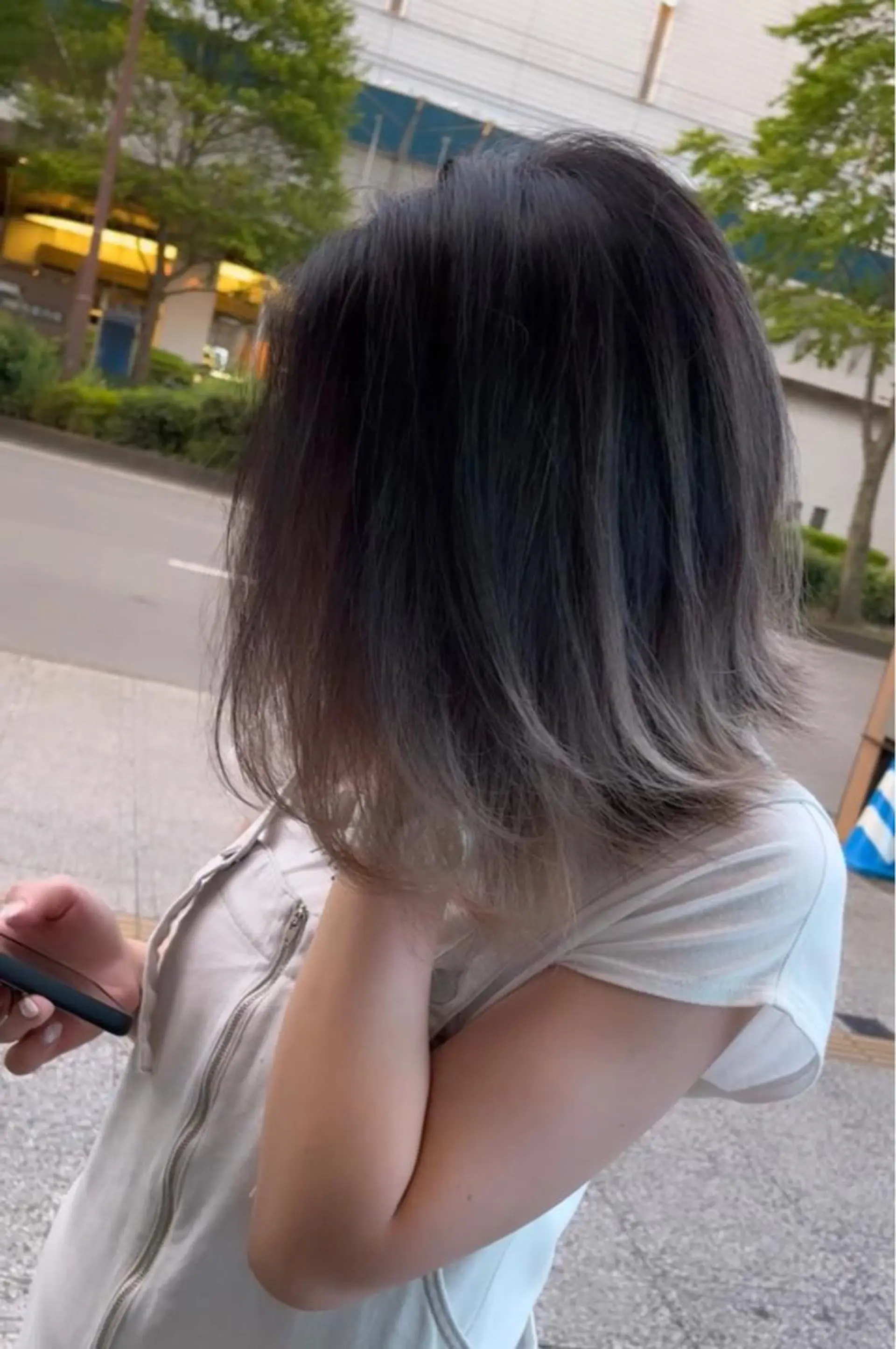 ミディアム カット ヘアカラー トリートメント さいとう つかさのヘアスタイル