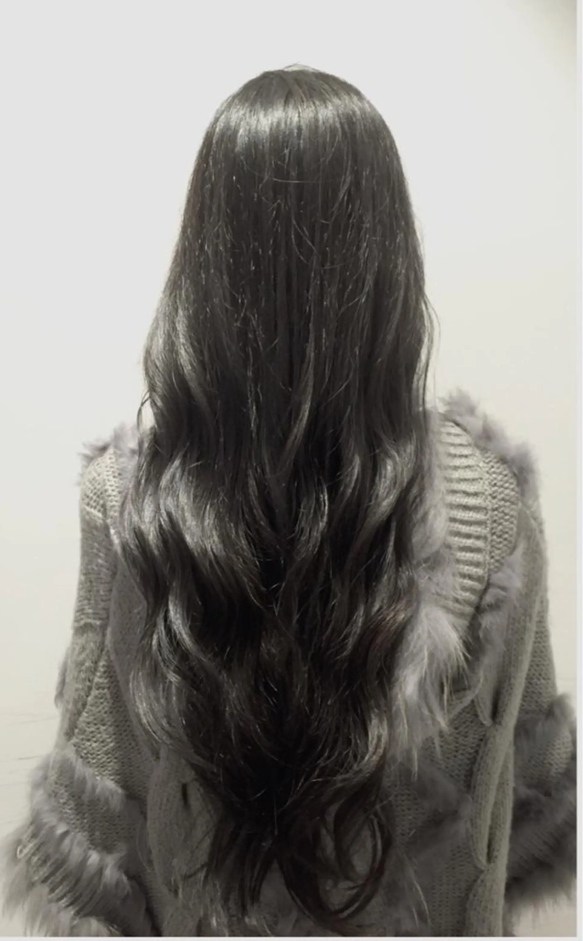 ロング カラー 小顔カット✨ 透明感カラーのヘアスタイル