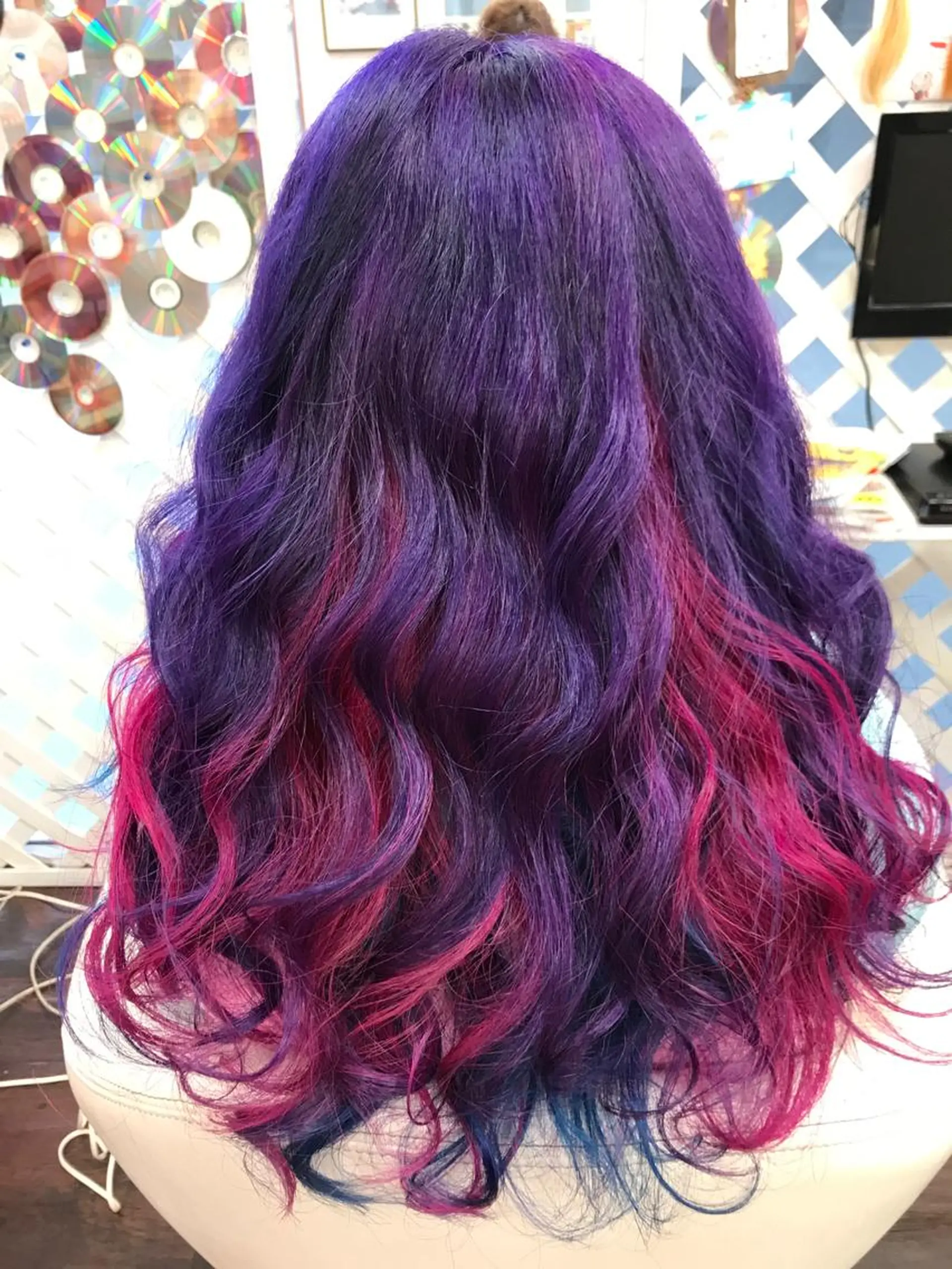 ロング カラー オーストヘアー ミコ所属・岩谷/ブリーチ 🫧透明感カラーのヘアスタイル