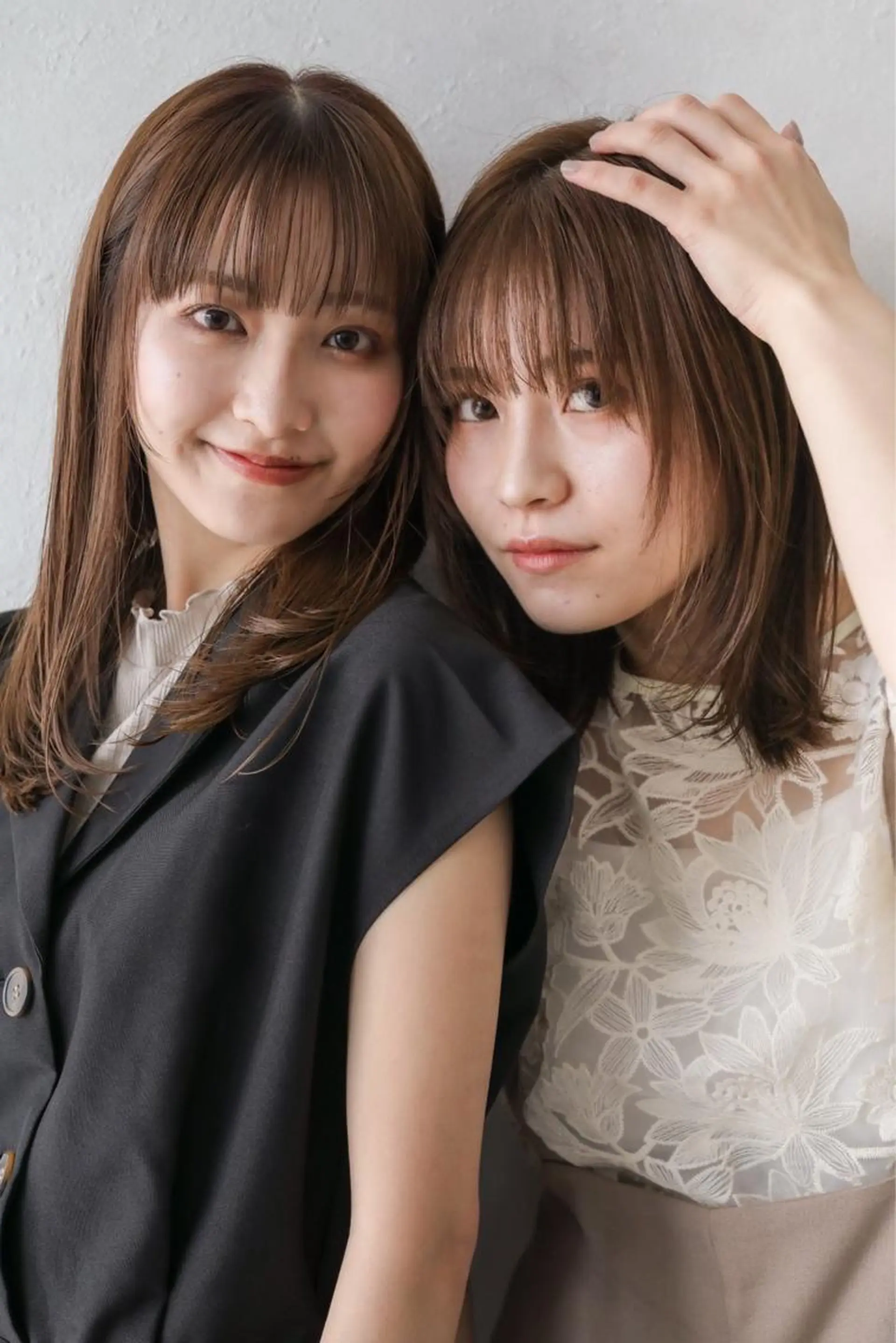 セミロング カラー ヘアアレンジ 似合わせレイヤー 海外風レイヤーmioのヘアスタイル