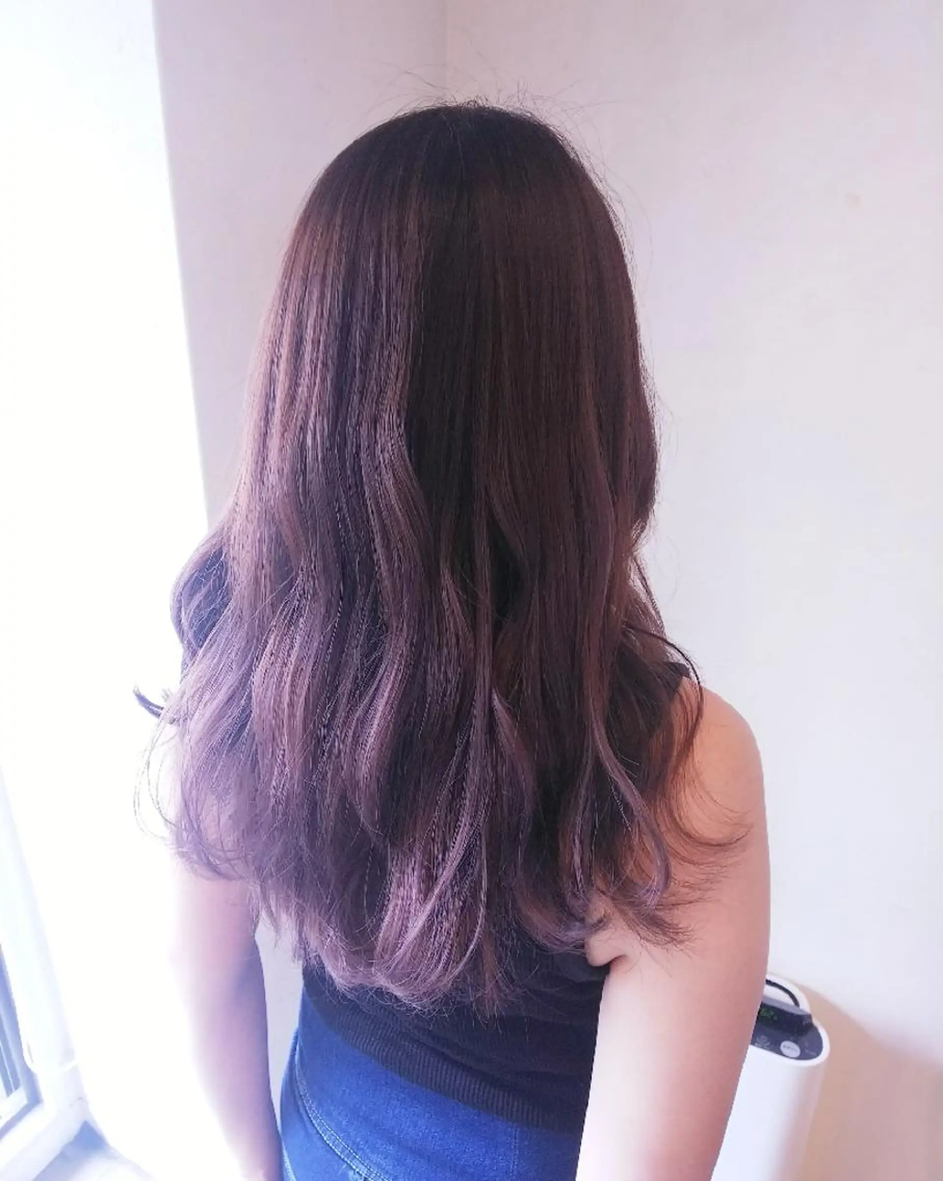 ロング カラー JIL BLAN 京都所属・RU RIのヘアスタイル