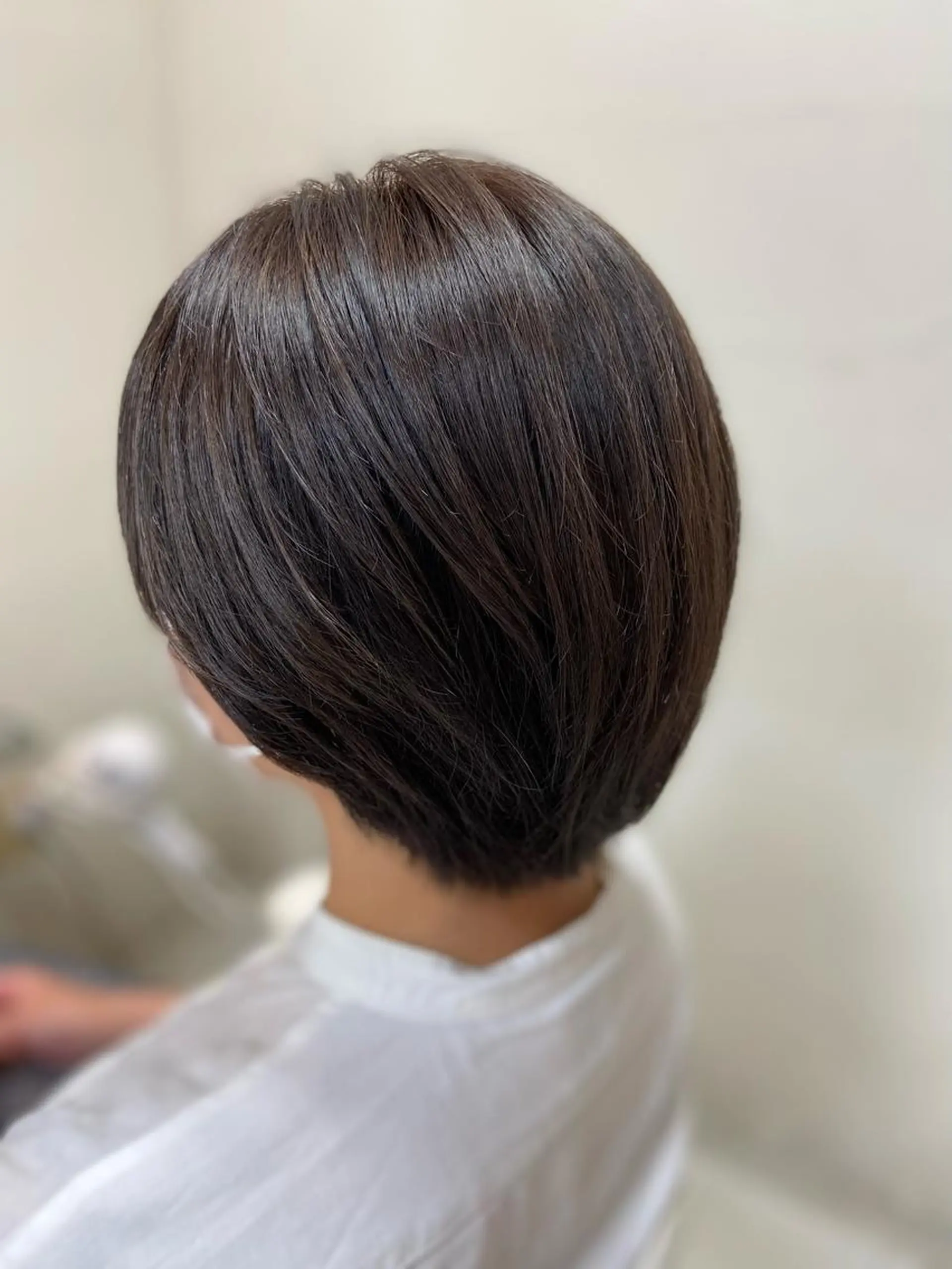 ショート カラー 透明感カラー グレージュ ヘアカラー トリートメント 菊地 美憂のヘアスタイル