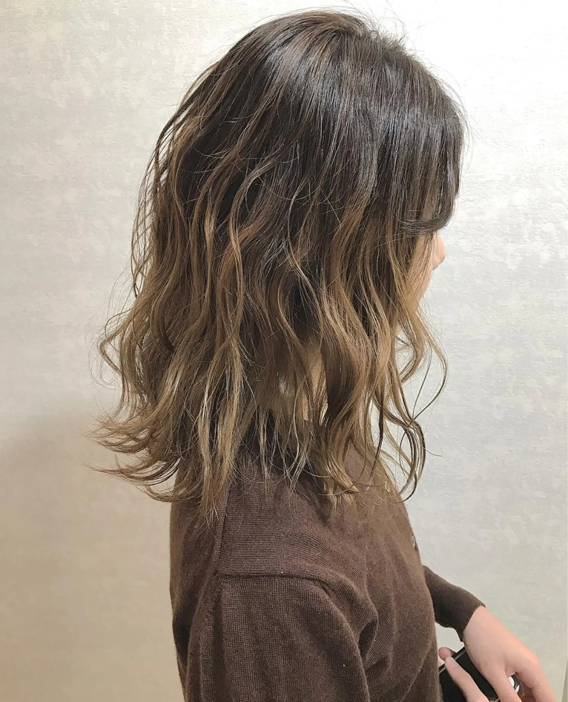 セミロング カラー 🧡色落ちまで2度綺 麗なカラー🧡ヨシキのヘアスタイル