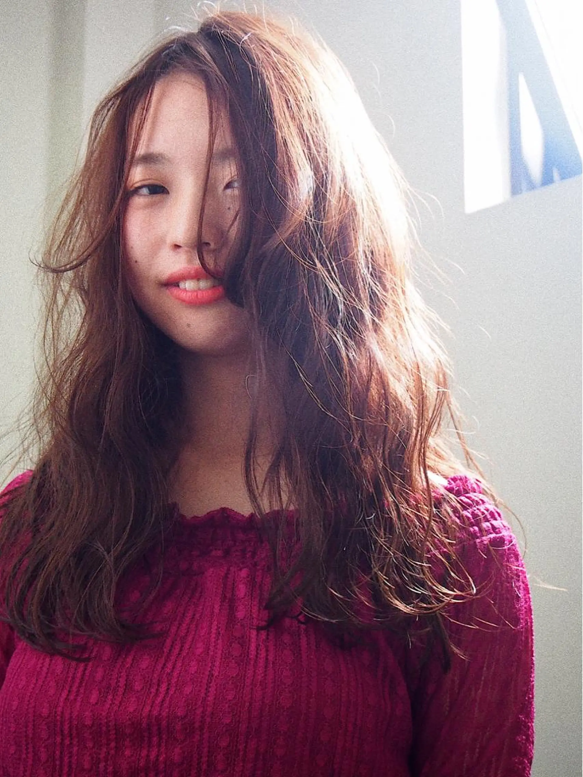 ロング カラー ヘアアレンジ ハイトーン/レイヤー /ウルフ⭐️永田⭐️のヘアスタイル