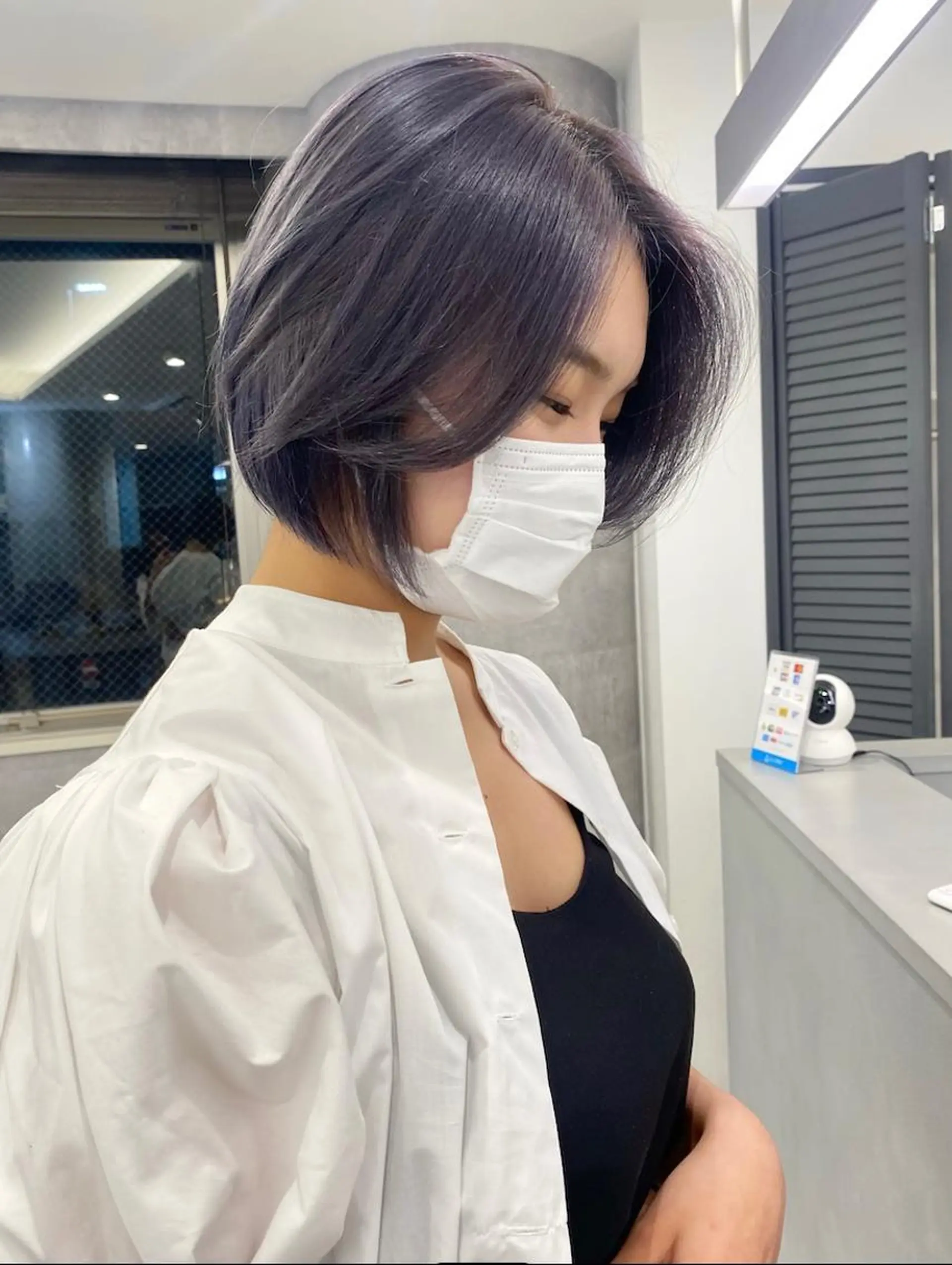 ショート カラー ヘアアレンジ 🌷FUKA🌷 まろやかハイトーンのヘアスタイル