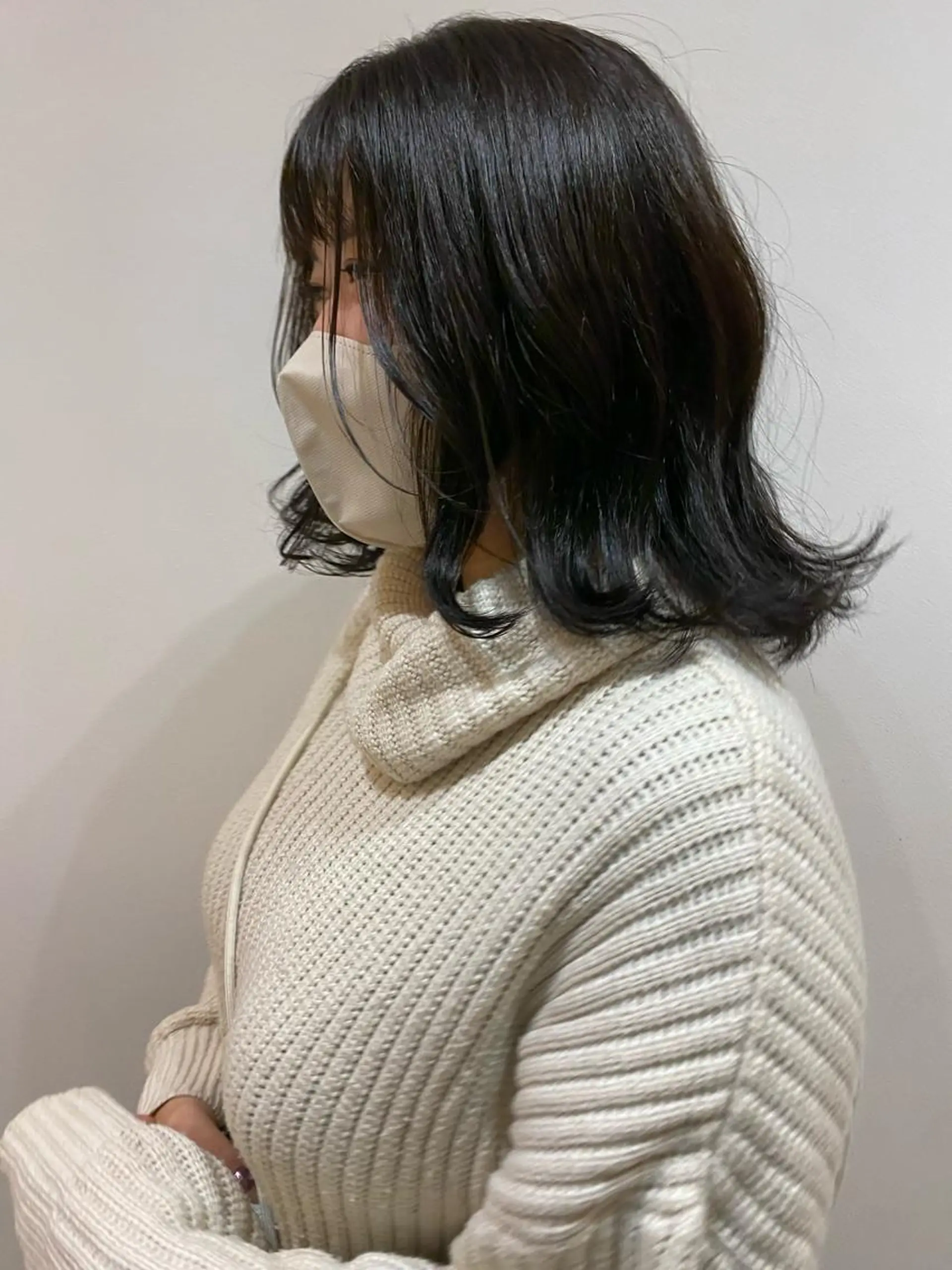 ミディアム カラー ミディアムパーマ バレイヤージュ ブリーチ ケアブリーチ デザインカラー 大人かわいい×艶髪 🤍塩川のヘアスタイル