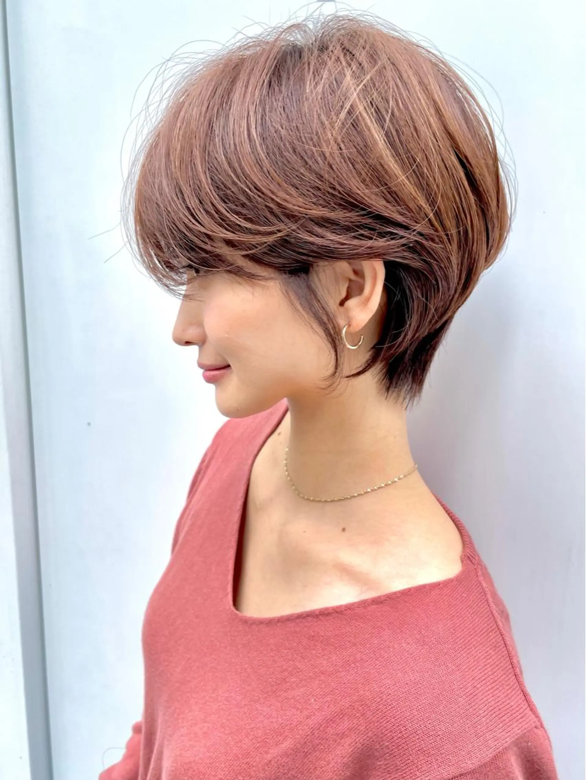 ショート カラー LucksiMie 銀座店所属・【韓国　レイヤー 髪質改善✨】かずのヘアスタイル