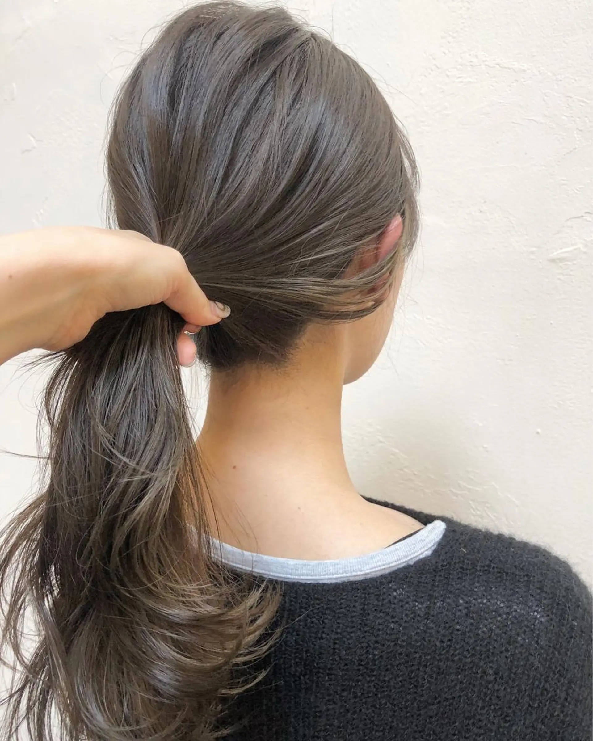 セミロング カラー アディクシーカラー ハイライトカラー ハイライト luve heart's And Be  minamisemba所属・脇坂 佳世の眉毛・アイブロウイメージ