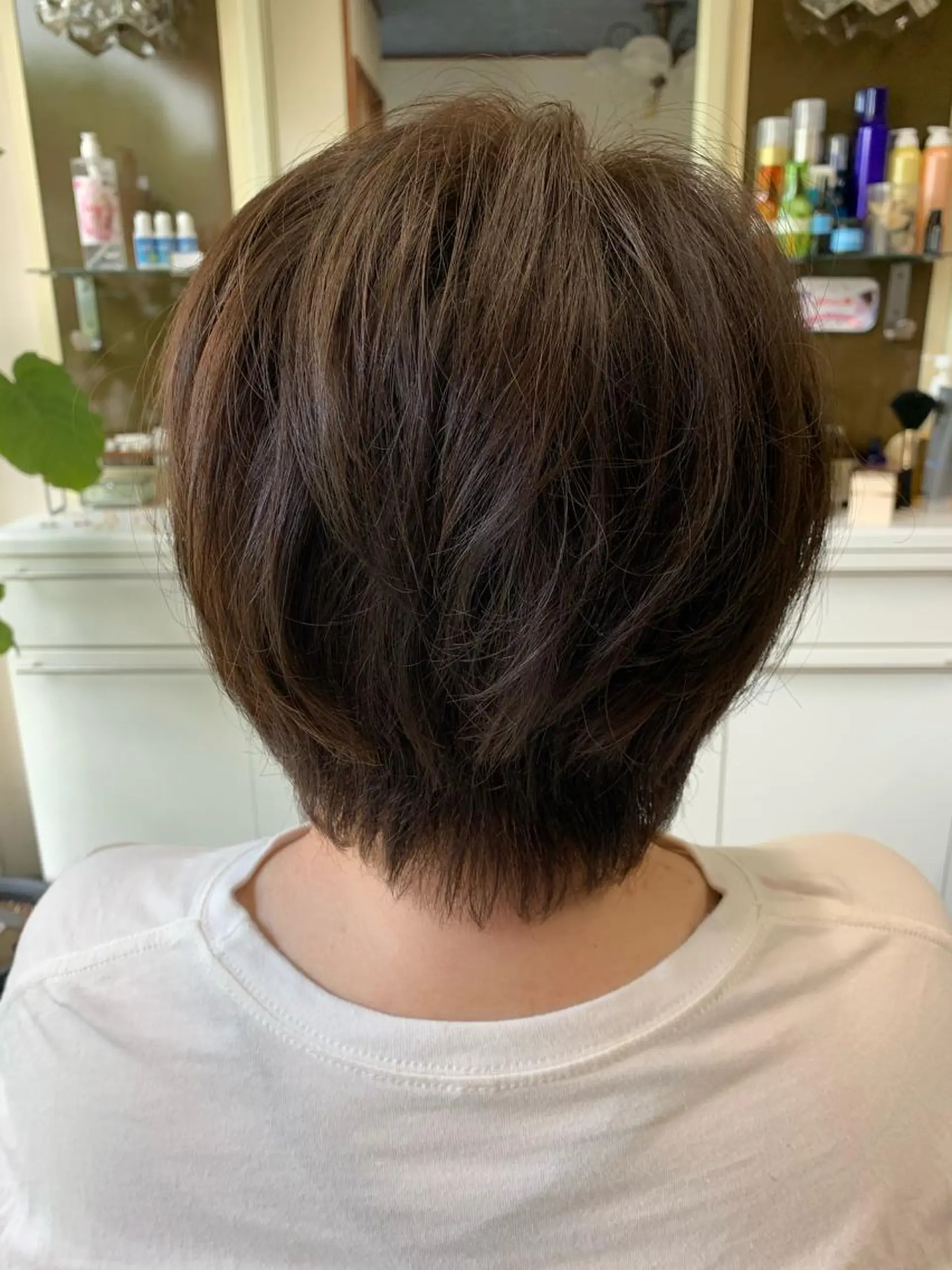 ショート カラー イルミナカラー ショートヘア カット ヘアカラー トリートメント ストウ ナナエのヘアスタイル