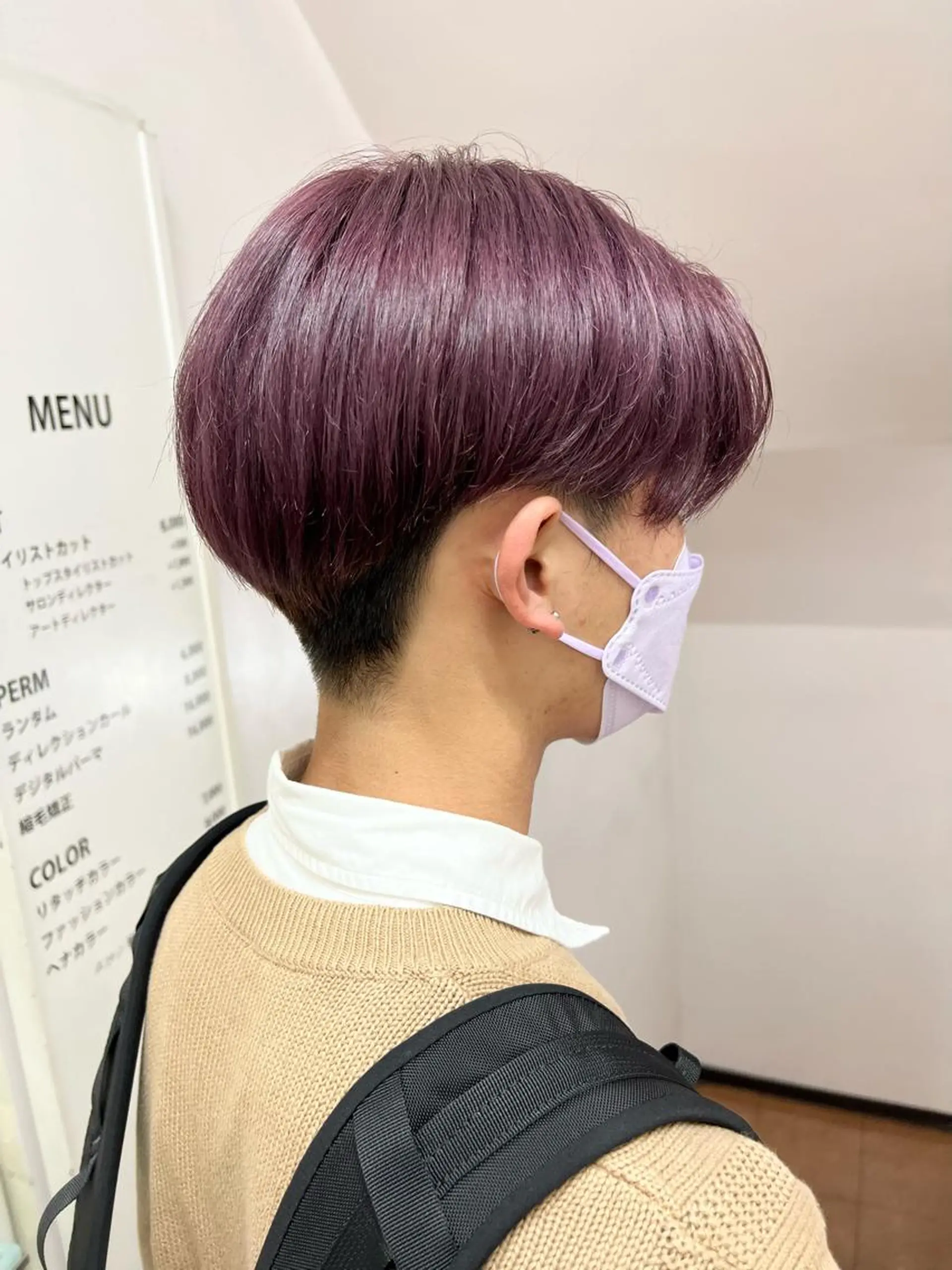 ショート カラー メンズ ウルフカット 🐹朝日🐹のヘアスタイル