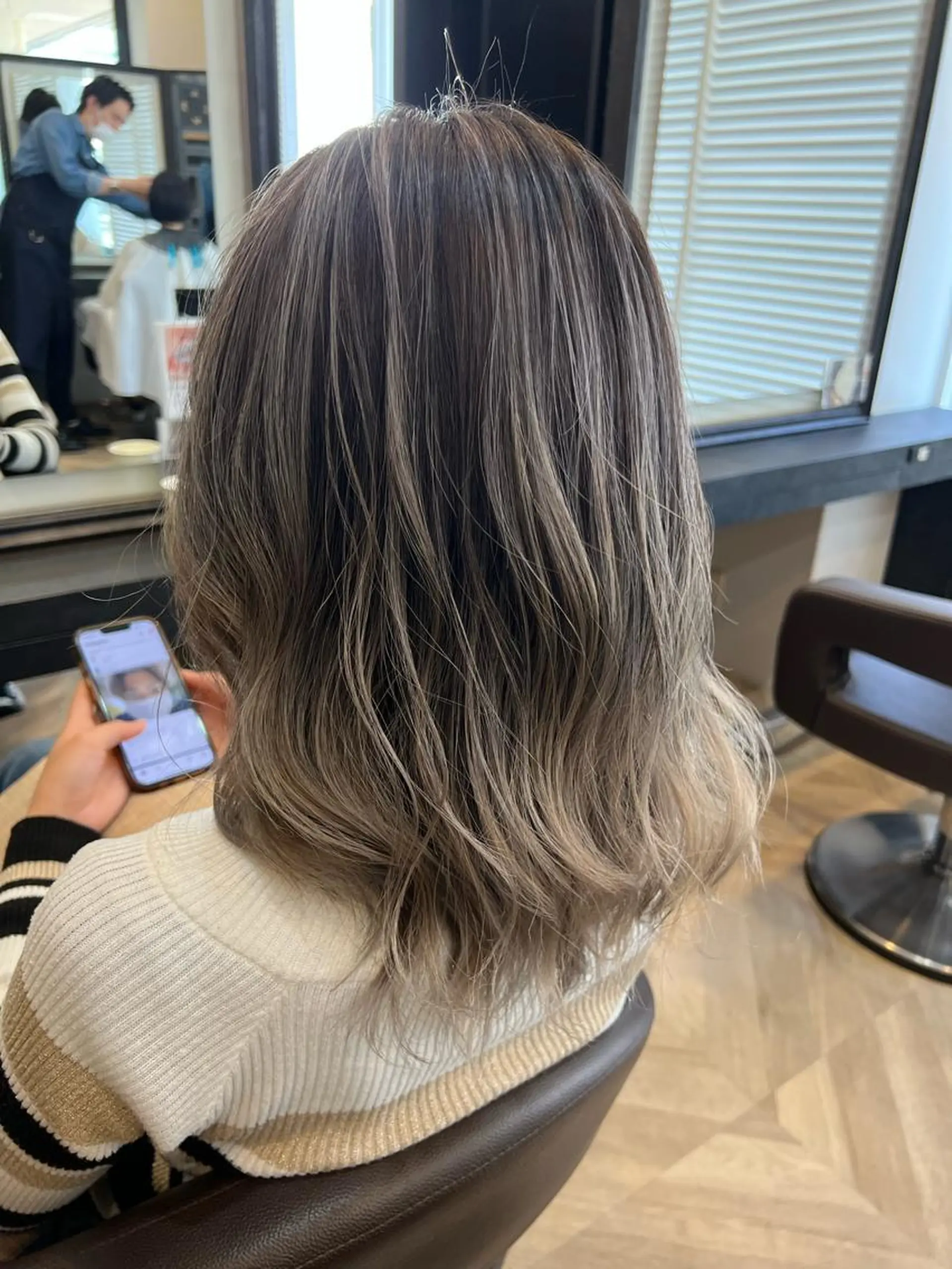 セミロング ヘアカラー トリートメント 【fiti】 小野寺 航大のヘアスタイル